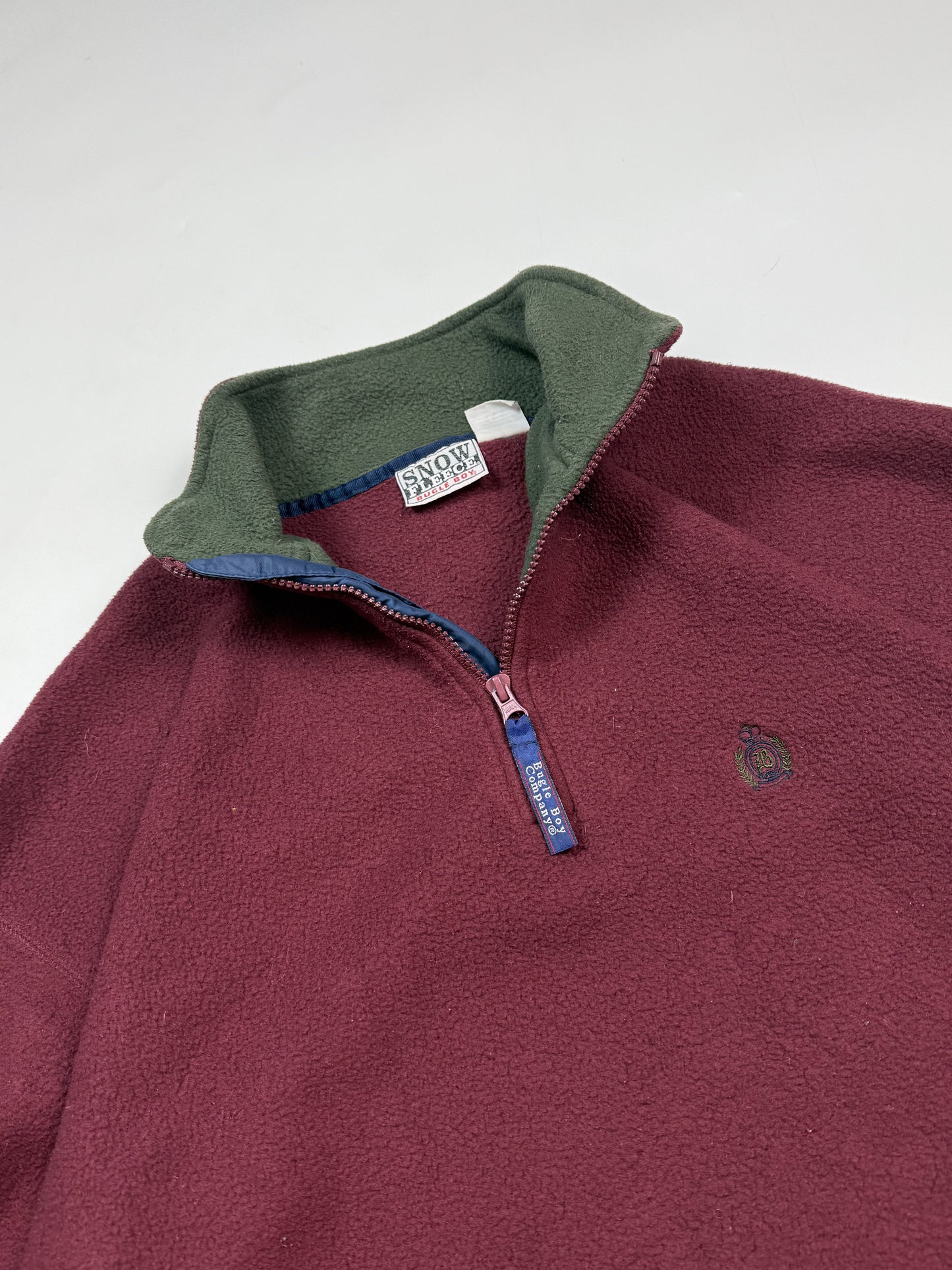 Vintage Bugle Boy quarter zip snow fleece (L)