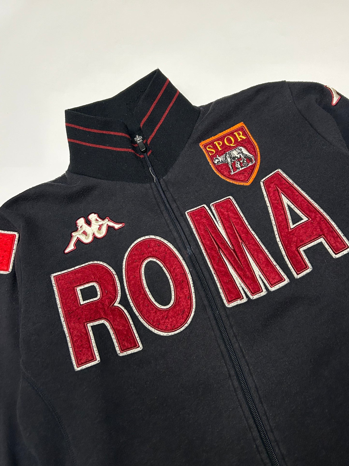 Vintage AS Roma Kappa full zip sweatshirt (L)