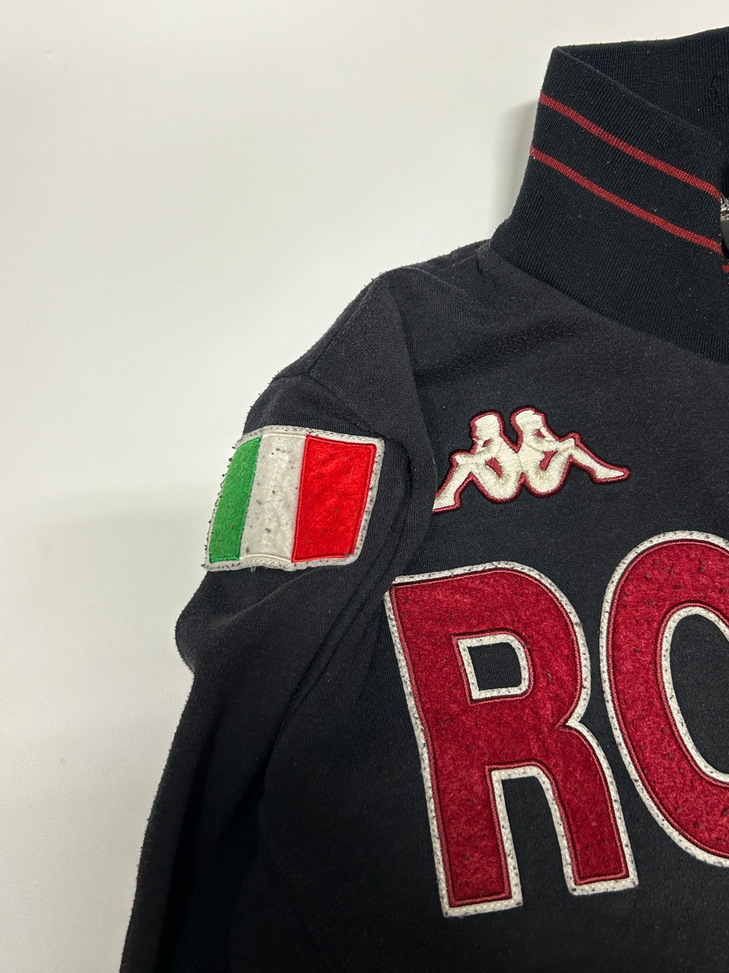 Vintage AS Roma Kappa full zip sweatshirt (L)