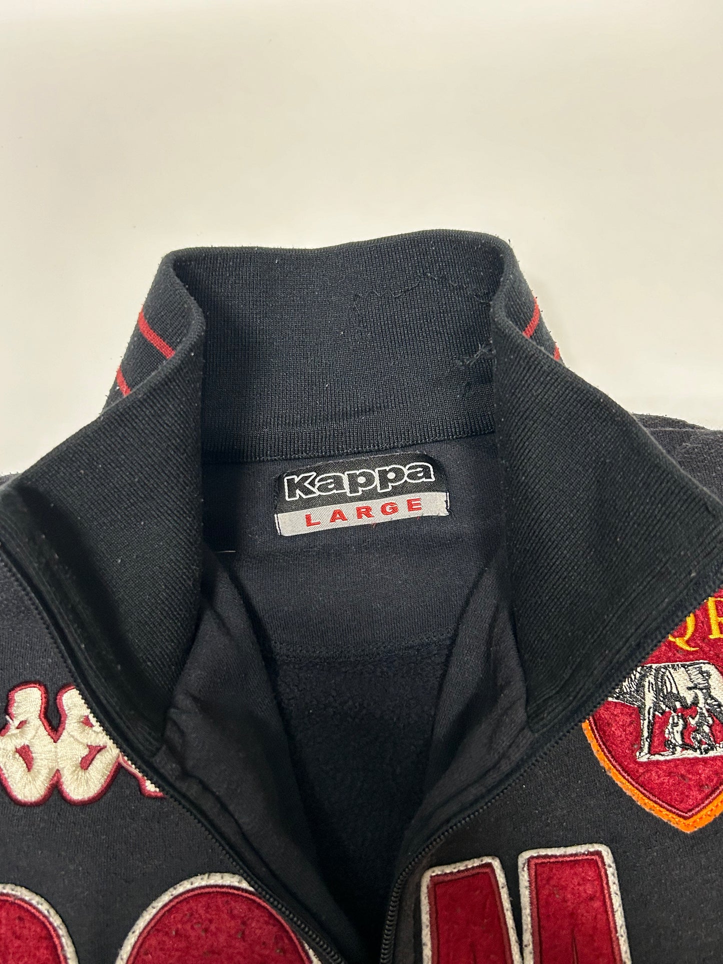 Vintage AS Roma Kappa full zip sweatshirt (L)