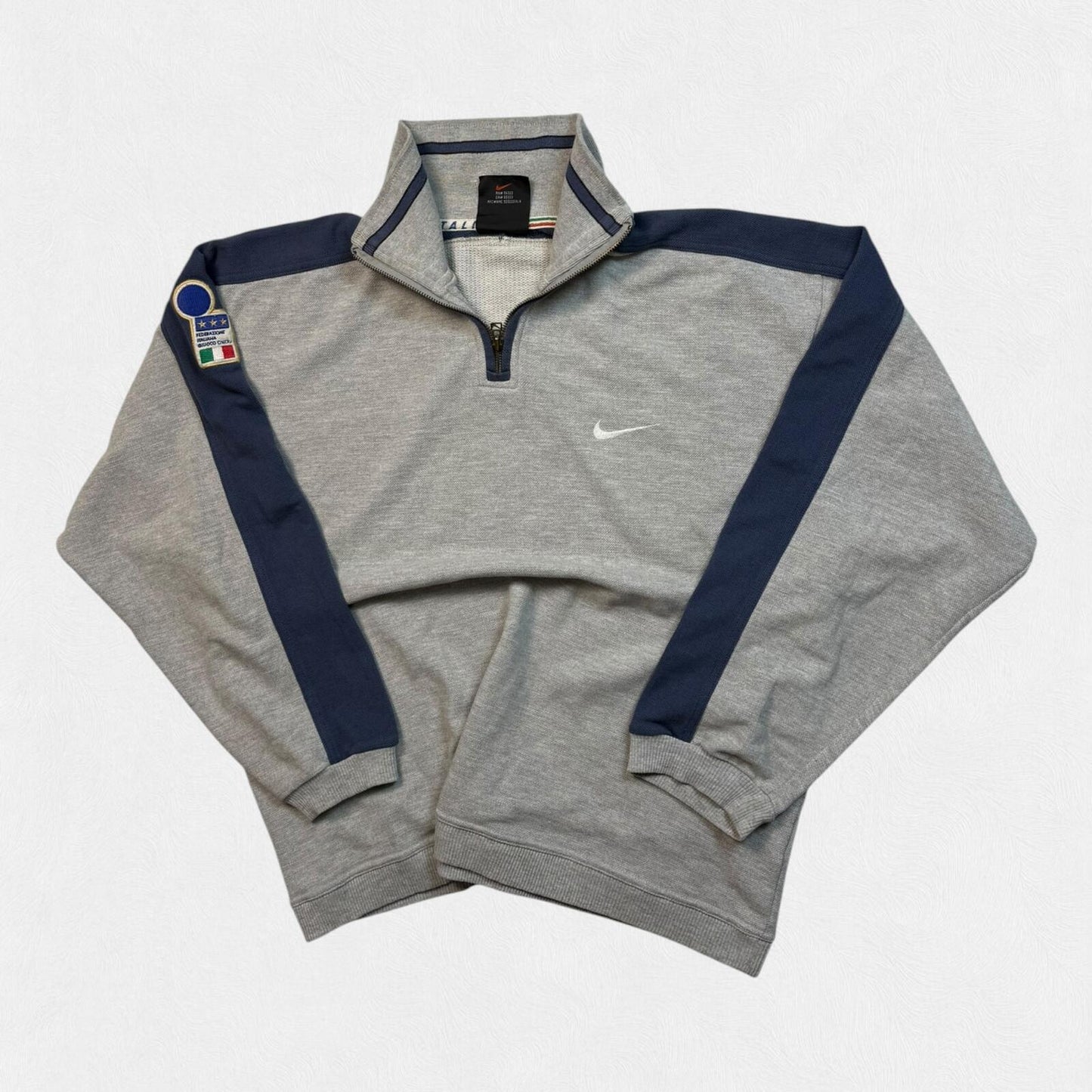 Vintage Italy 1996/97 Nike quarter zip sweatshirt (L)