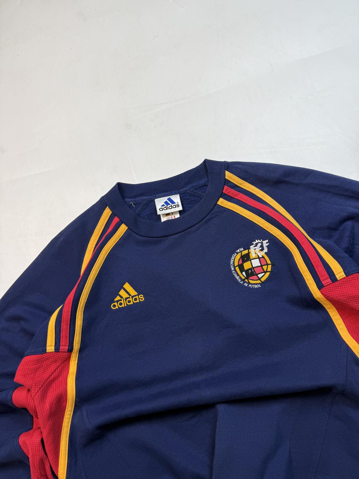 Vintage Spain 1998/99 Adidas football sweatshirt (S)