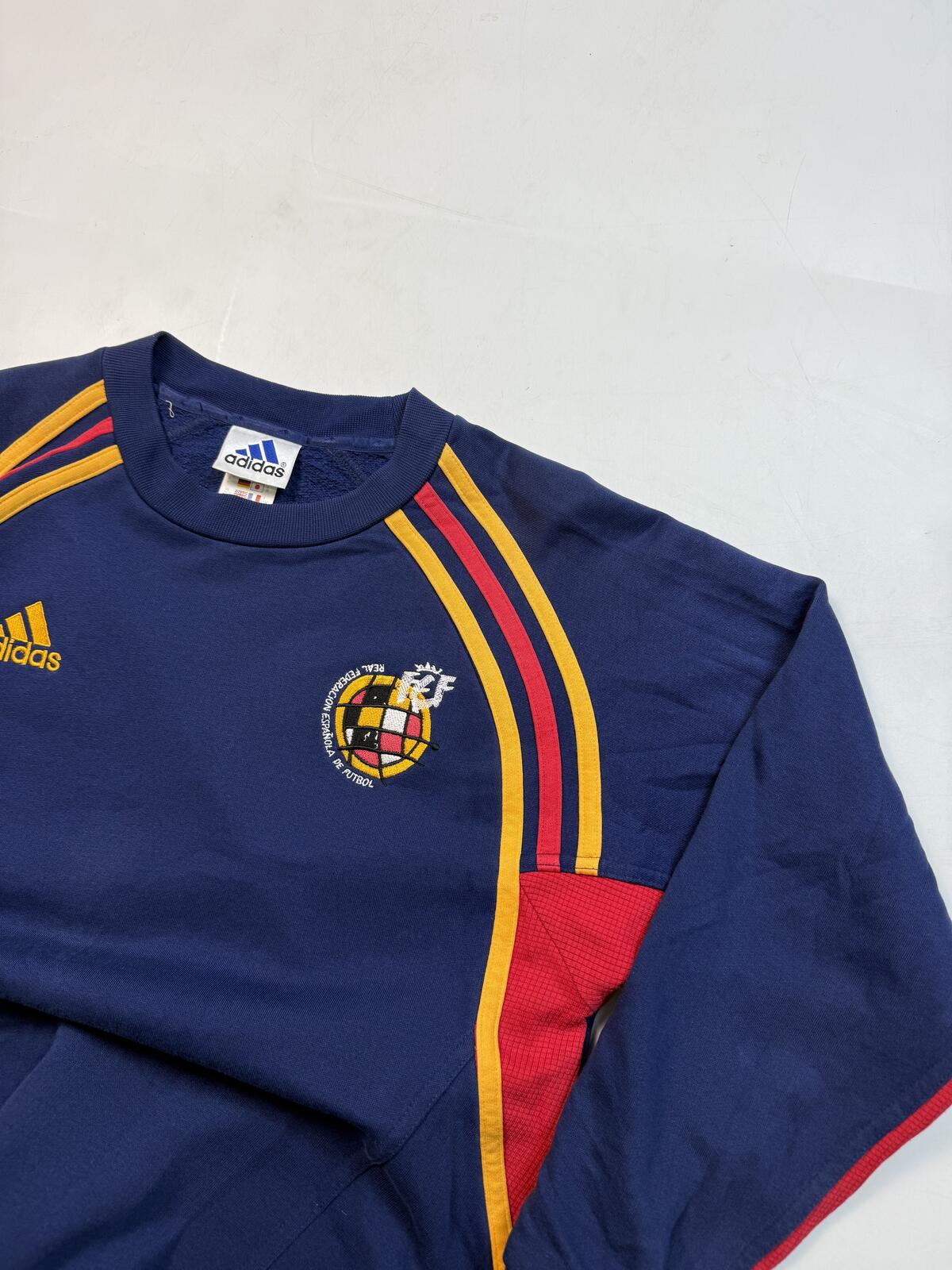 Vintage Spain 1998/99 Adidas football sweatshirt (S)