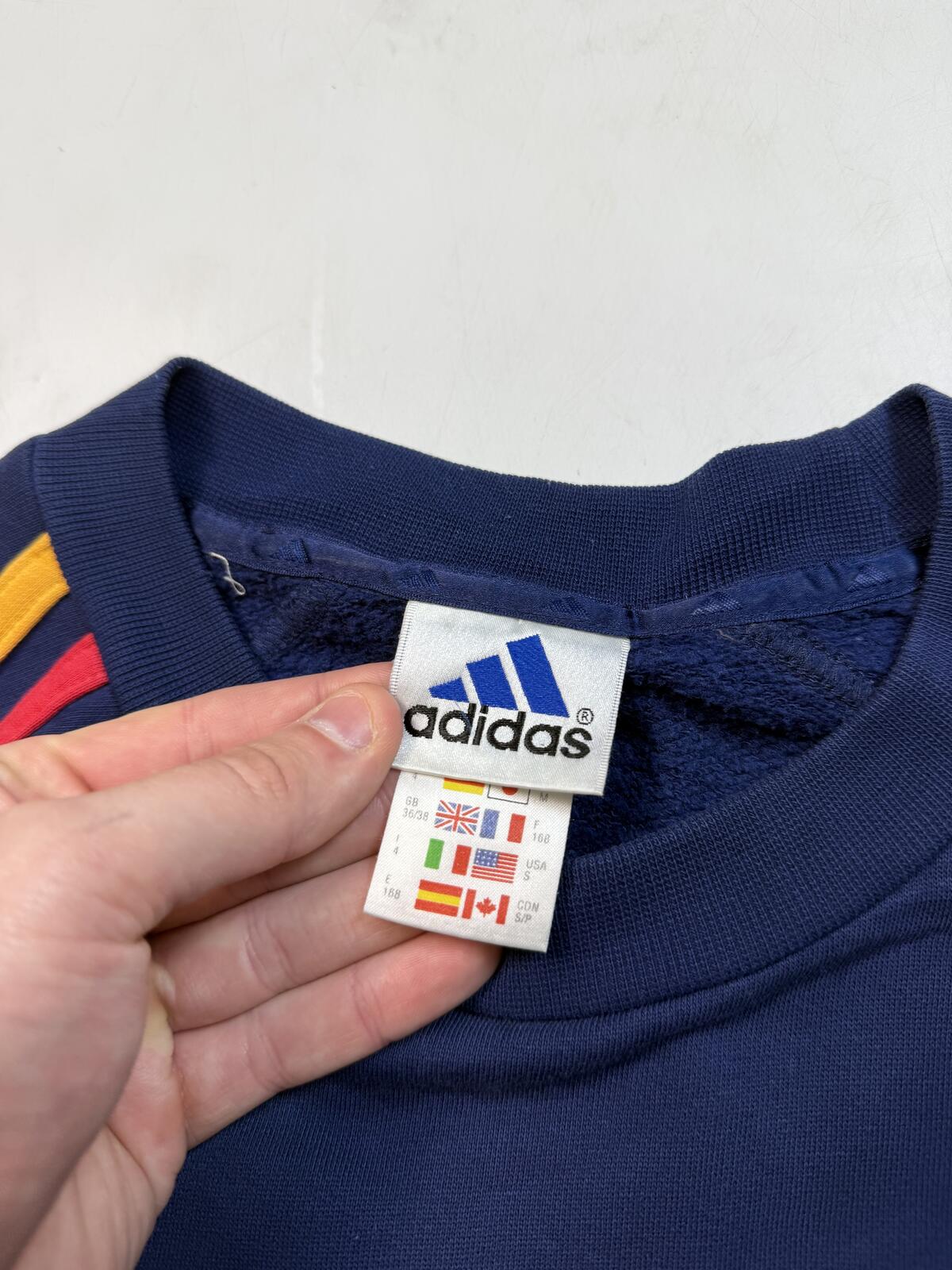 Vintage Spain 1998/99 Adidas football sweatshirt (S)