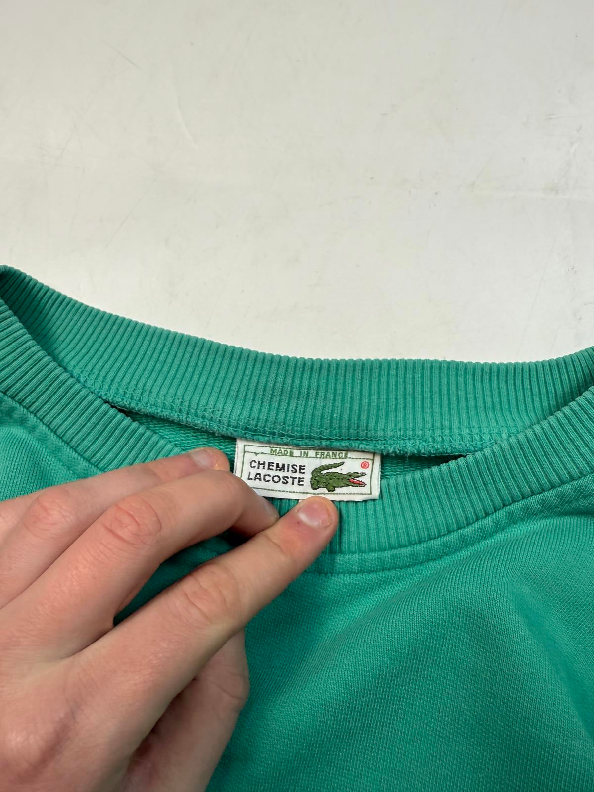 Vintage 80s Lacoste tennis sweatshirt (XXL)
