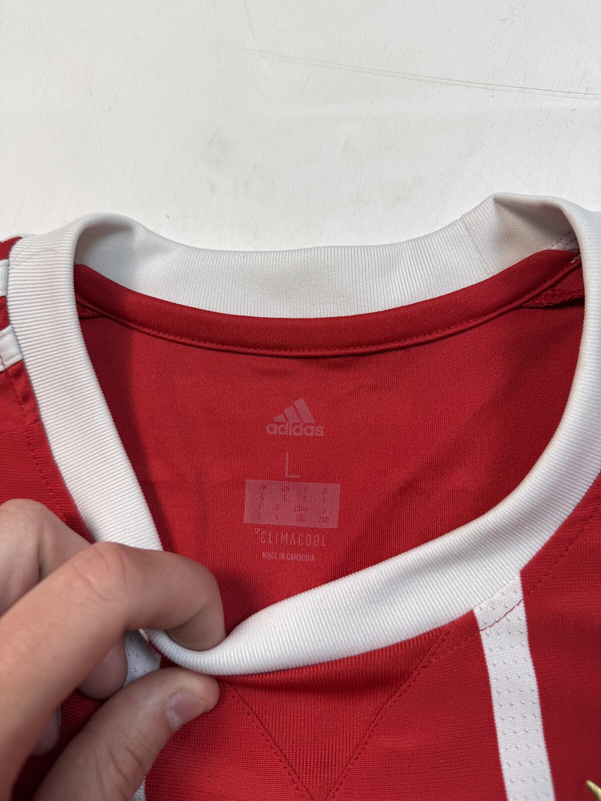 Bayern Munich 2017/18 Adidas Lewandowski football shirt (L)