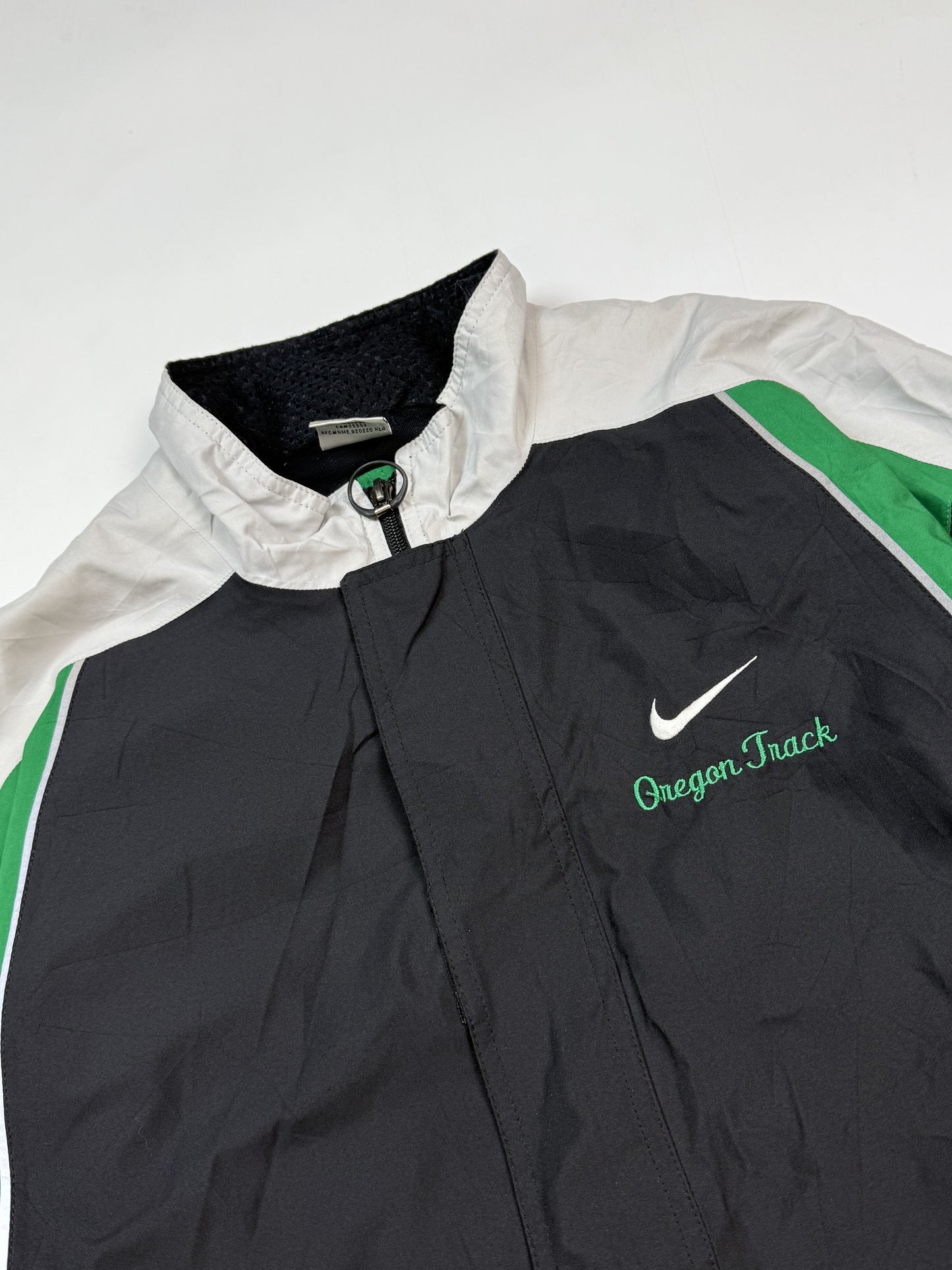 Vintage 90s Nike Oregon track rain jacket (L)