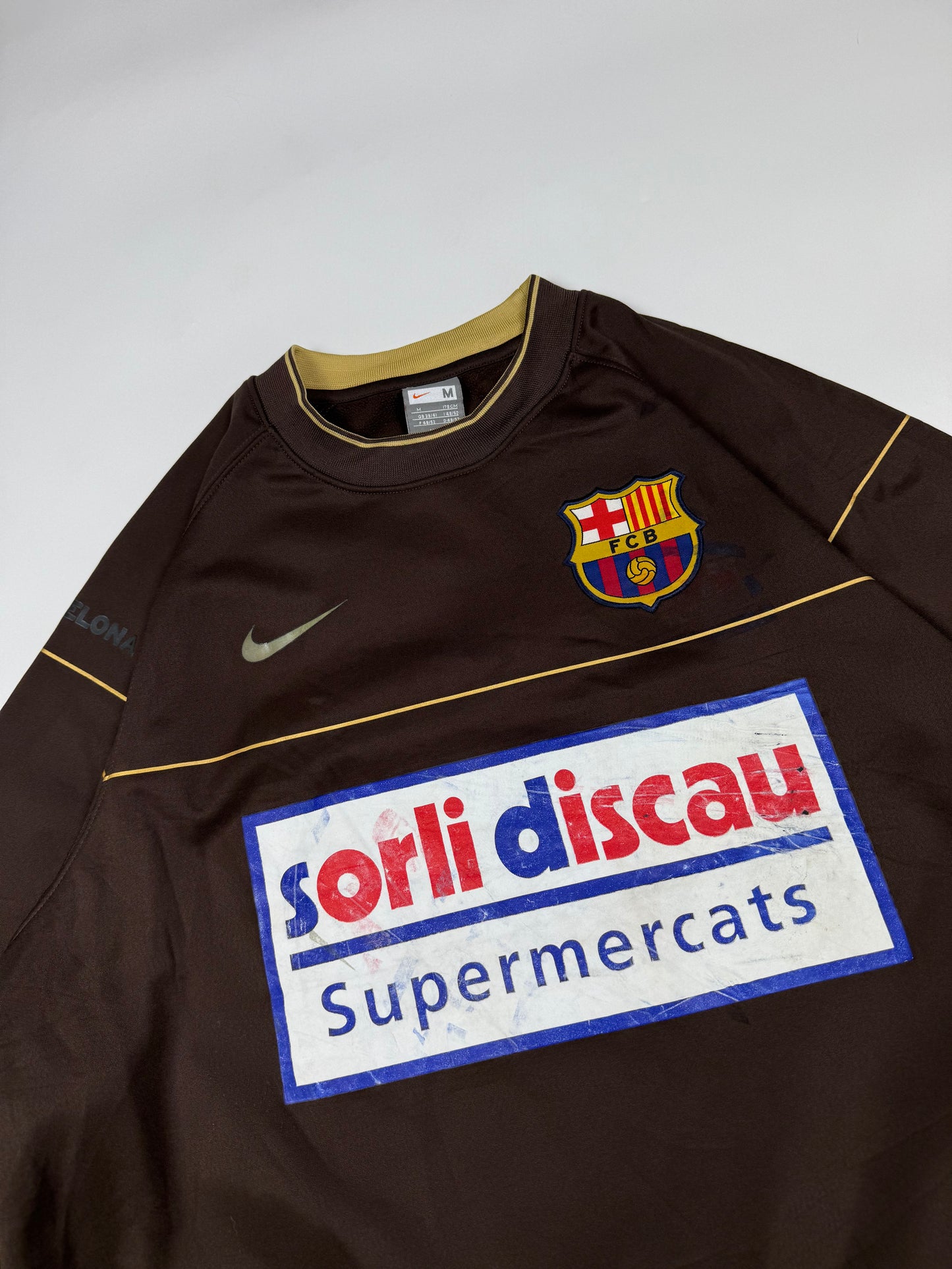 Vintage Barcelona 2008/09 Nike football sweatshirt (M)