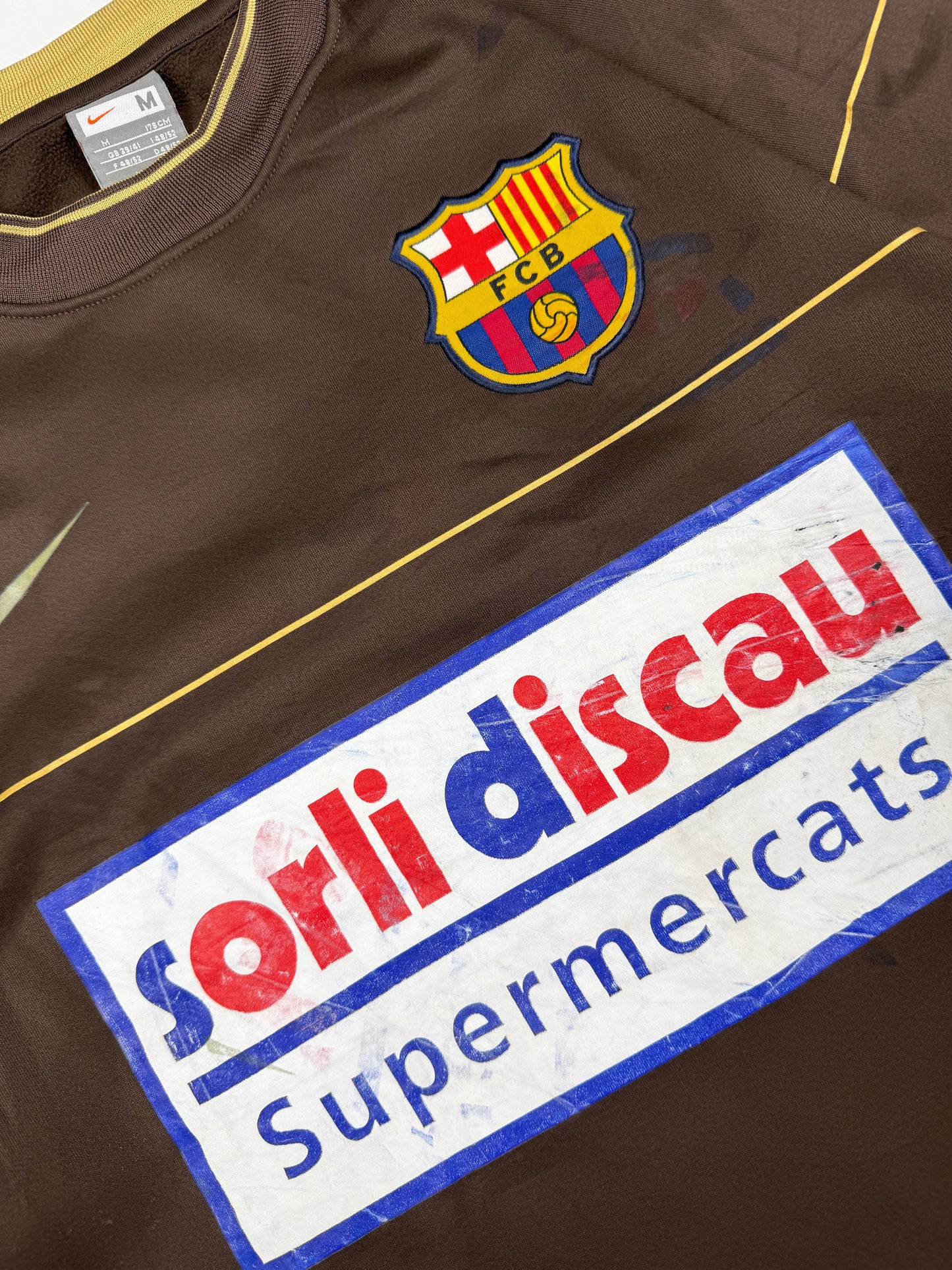 Vintage Barcelona 2008/09 Nike football sweatshirt (M)