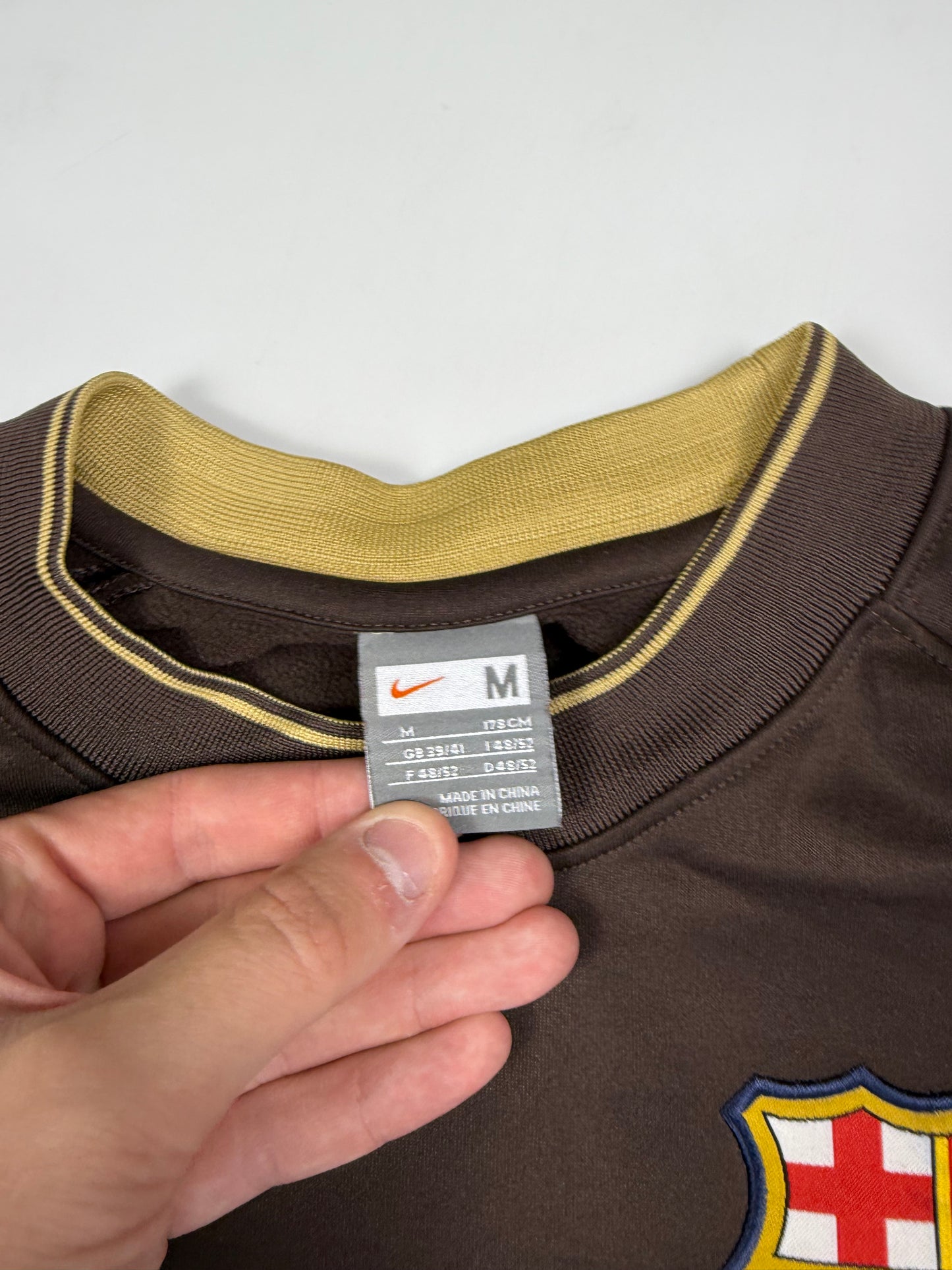 Vintage Barcelona 2008/09 Nike football sweatshirt (M)