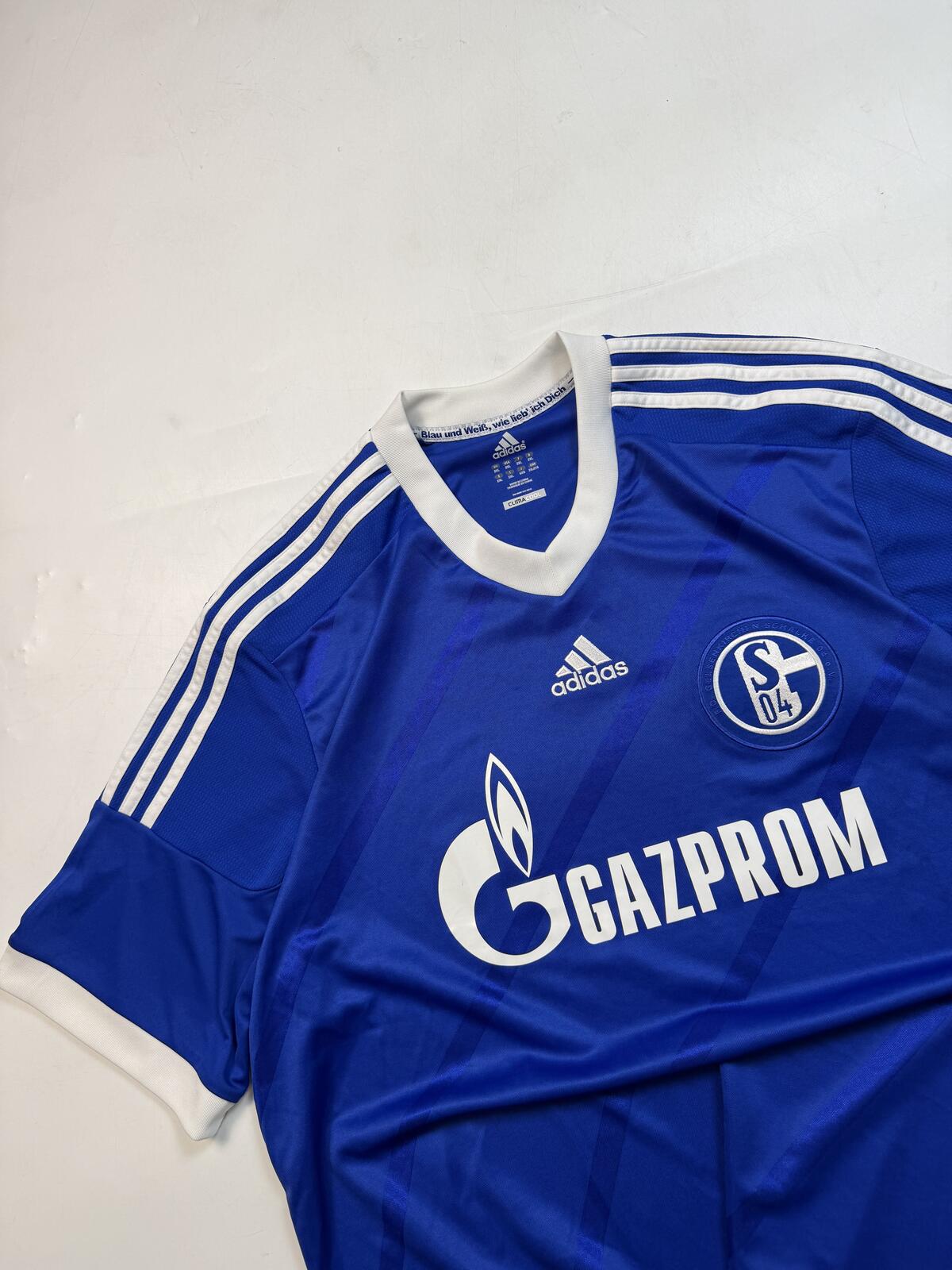 Schalke 2012/13 Adidas home football shirt (XXL)