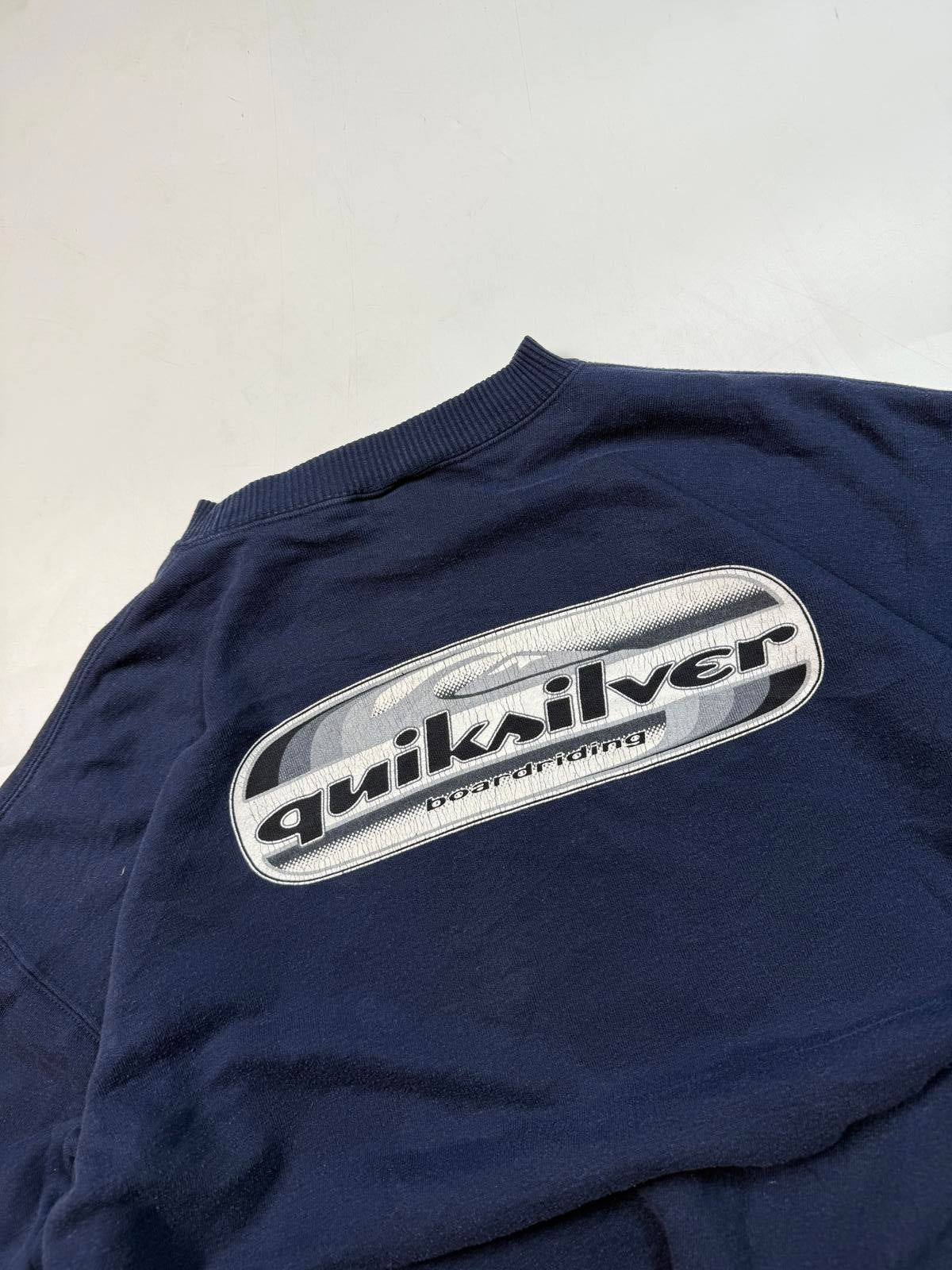 Vintage Y2K Quiksilver spell out sweatshirt (L)