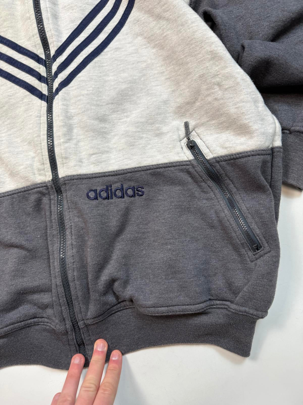 Vintage 90s Adidas originals track top (L)