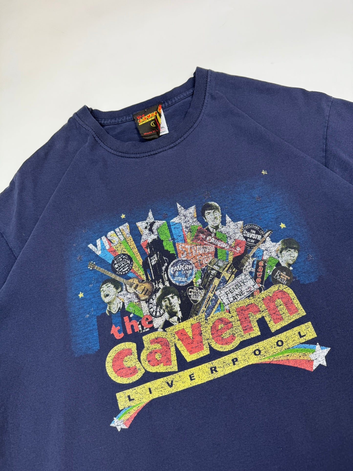 Vintage The Cavern Liverpool The Beatles graphic tee (L)