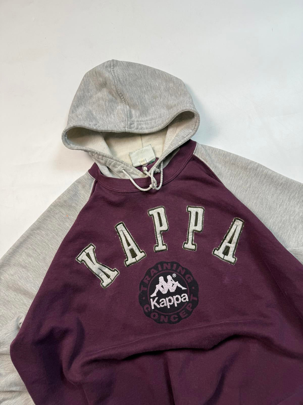 Vintage 90s Kappa spell out hoodie (L)