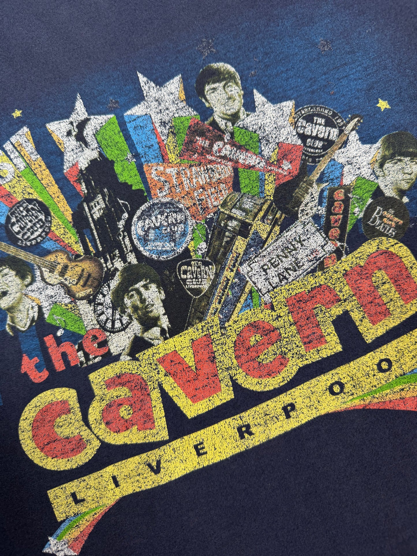 Vintage The Cavern Liverpool The Beatles graphic tee (L)