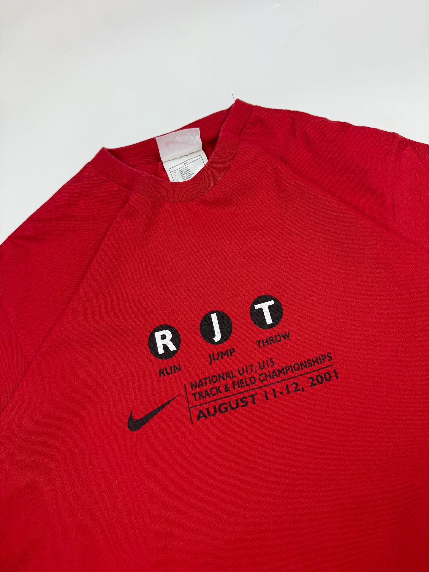 Vintage Nike track & field 2001 graphic tee (L)