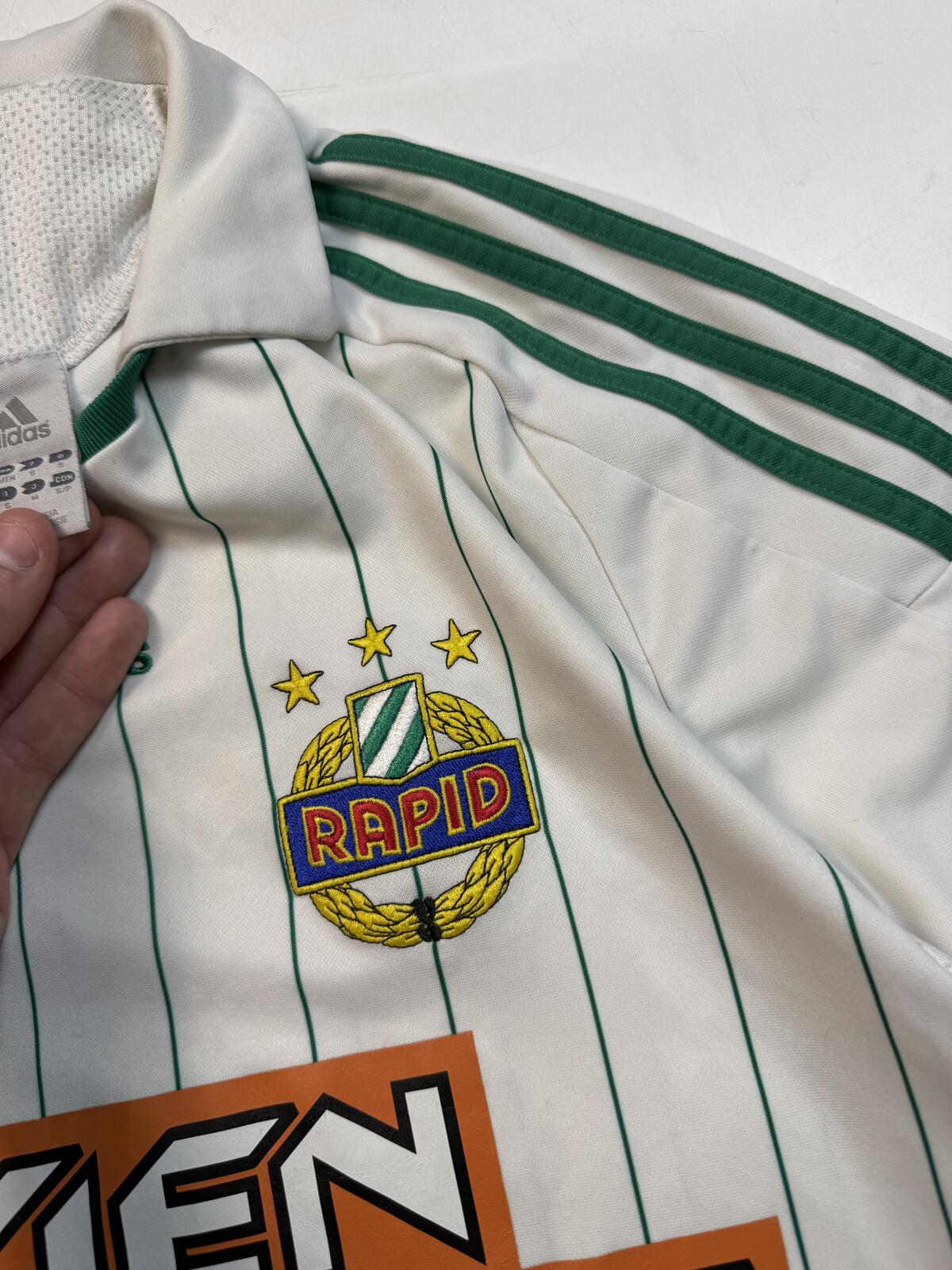 Vintage Rapid Vienna 2008/09 Adidas away football shirt (S)