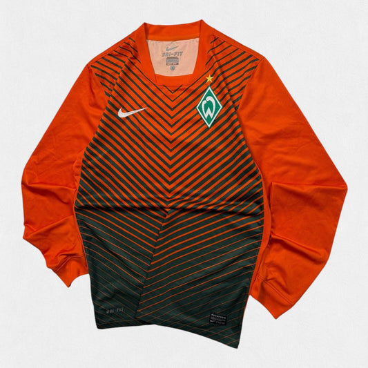 Werder Bremen 2011/12 Player Issue long sleeve away football shirt (S)