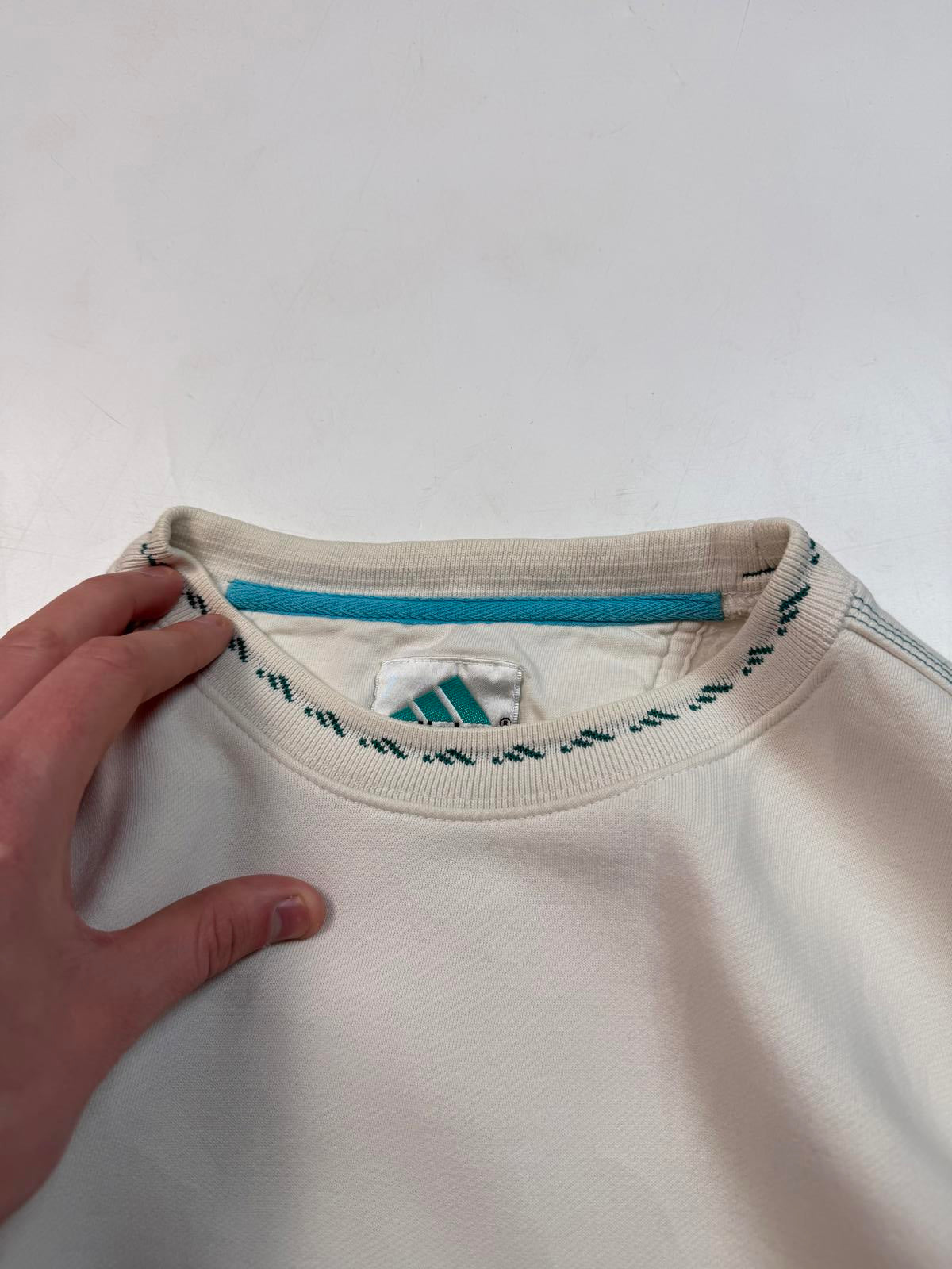 Vintage 90s adidas equipment centre logo sweatshirt (M)
