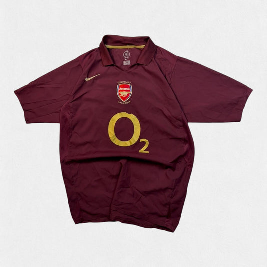 Vintage Arsenal 2005/06 Nike home football shirt (M)