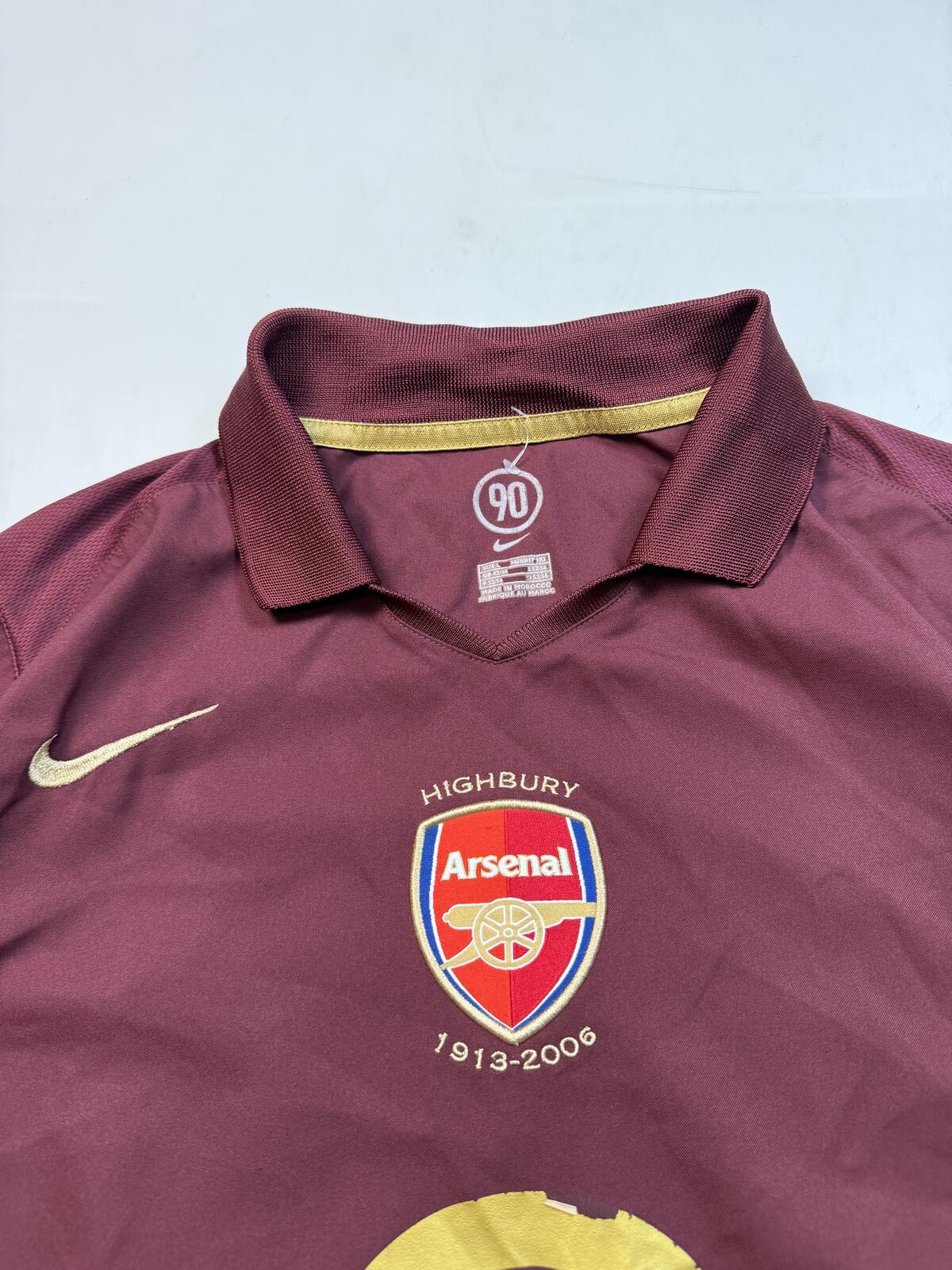 Vintage Arsenal 2005/06 Nike home football shirt (M)