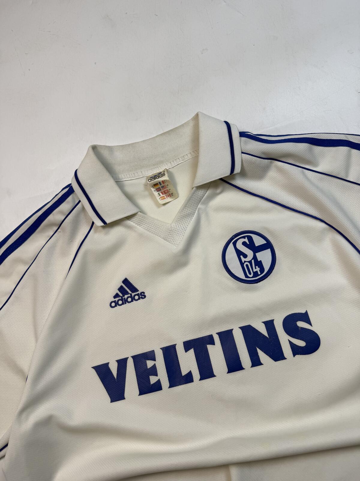 Vintage Schalke 1999-01 Adidas third football shirt (L)