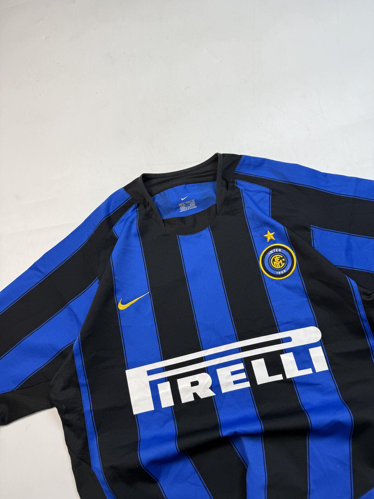 Vintage Inter Milan 2003/04 Nike home football shirt (M)