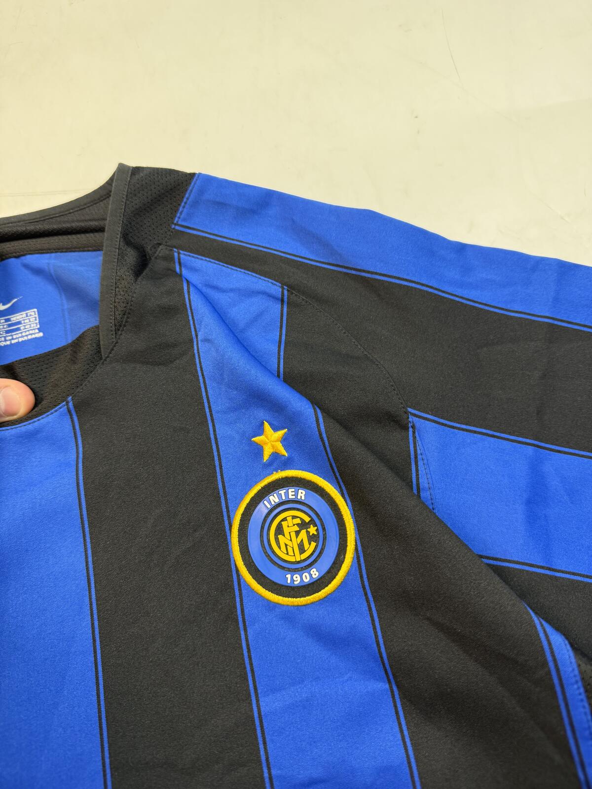 Vintage Inter Milan 2003/04 Nike home football shirt (M)