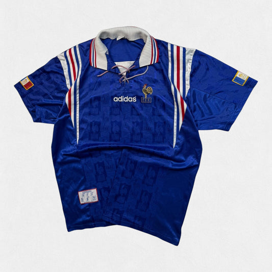 Vintage France 1996-98 Adidas home football shirt (XL)