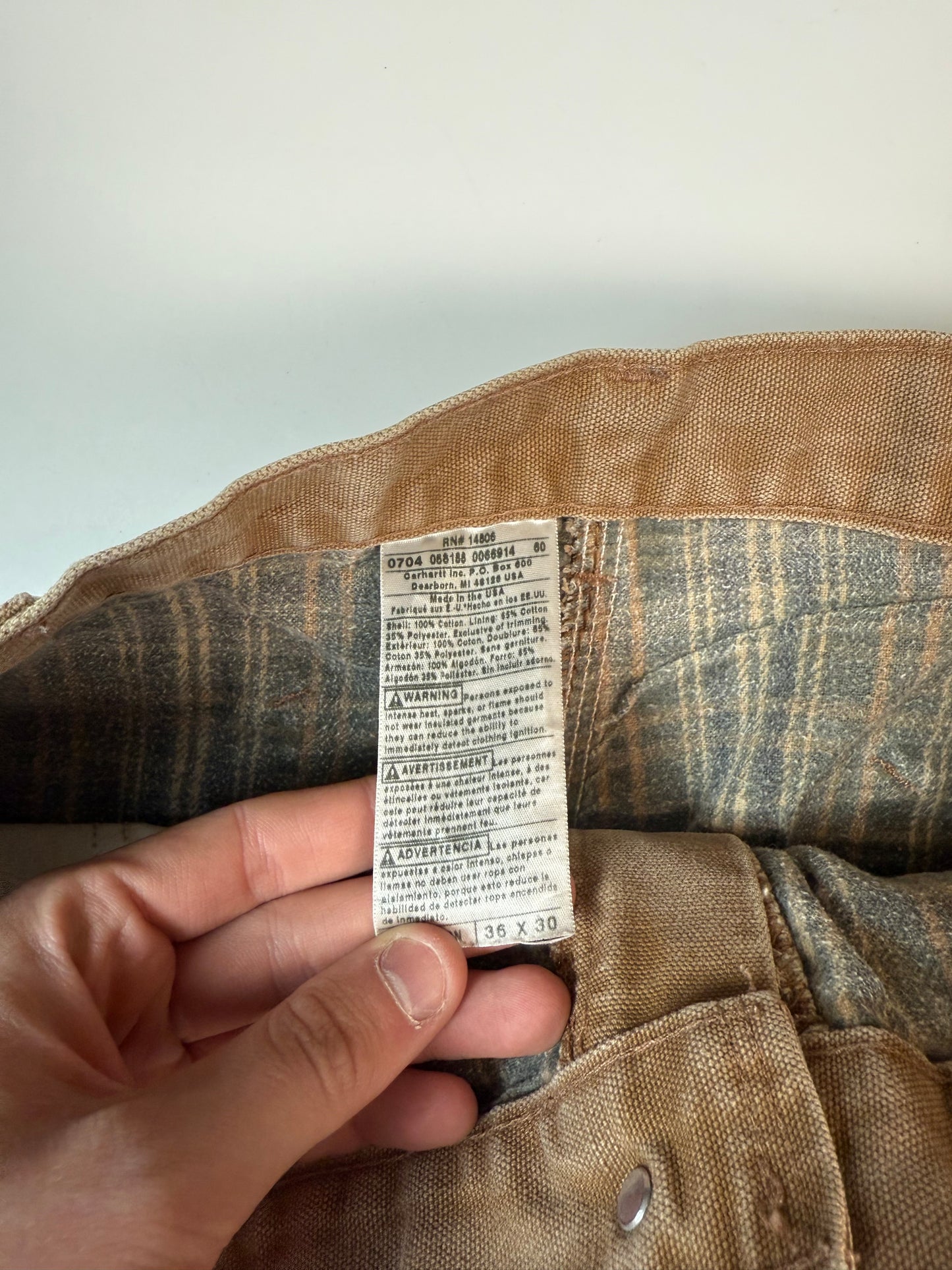 Vintage Carhartt baggy carpenter pants (W36)