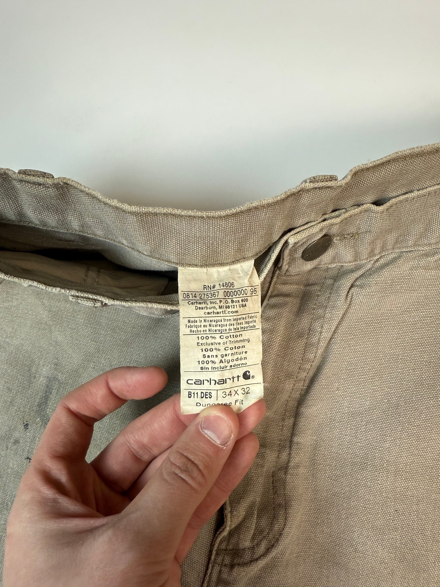 Carhartt baggy carpenter pants (W34)