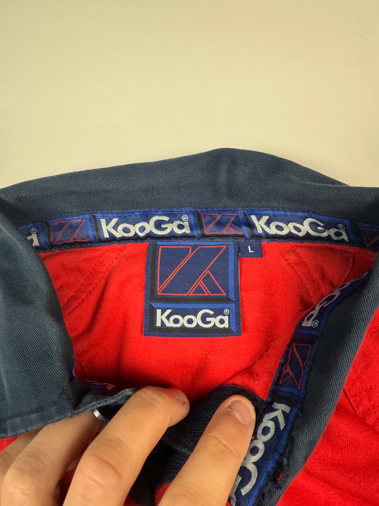 Vintage Llanelli 2000-02 Kooga rugby union shirt (L)
