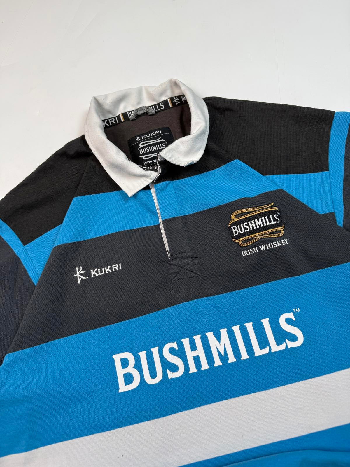 Vintage Bushmills Kukri rugby union shirt (XXL)