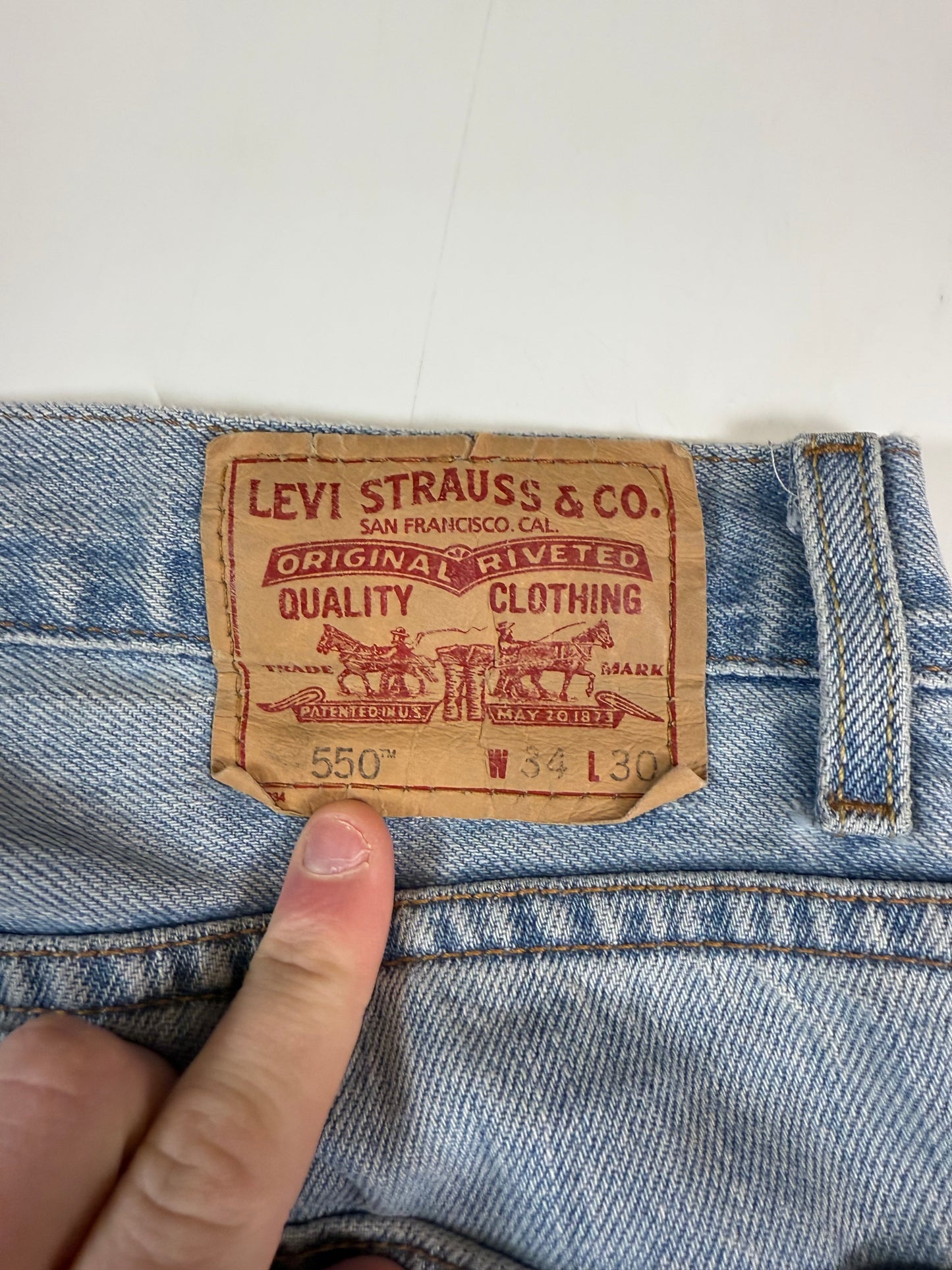 Levi's 550 baggy jeans (W34)