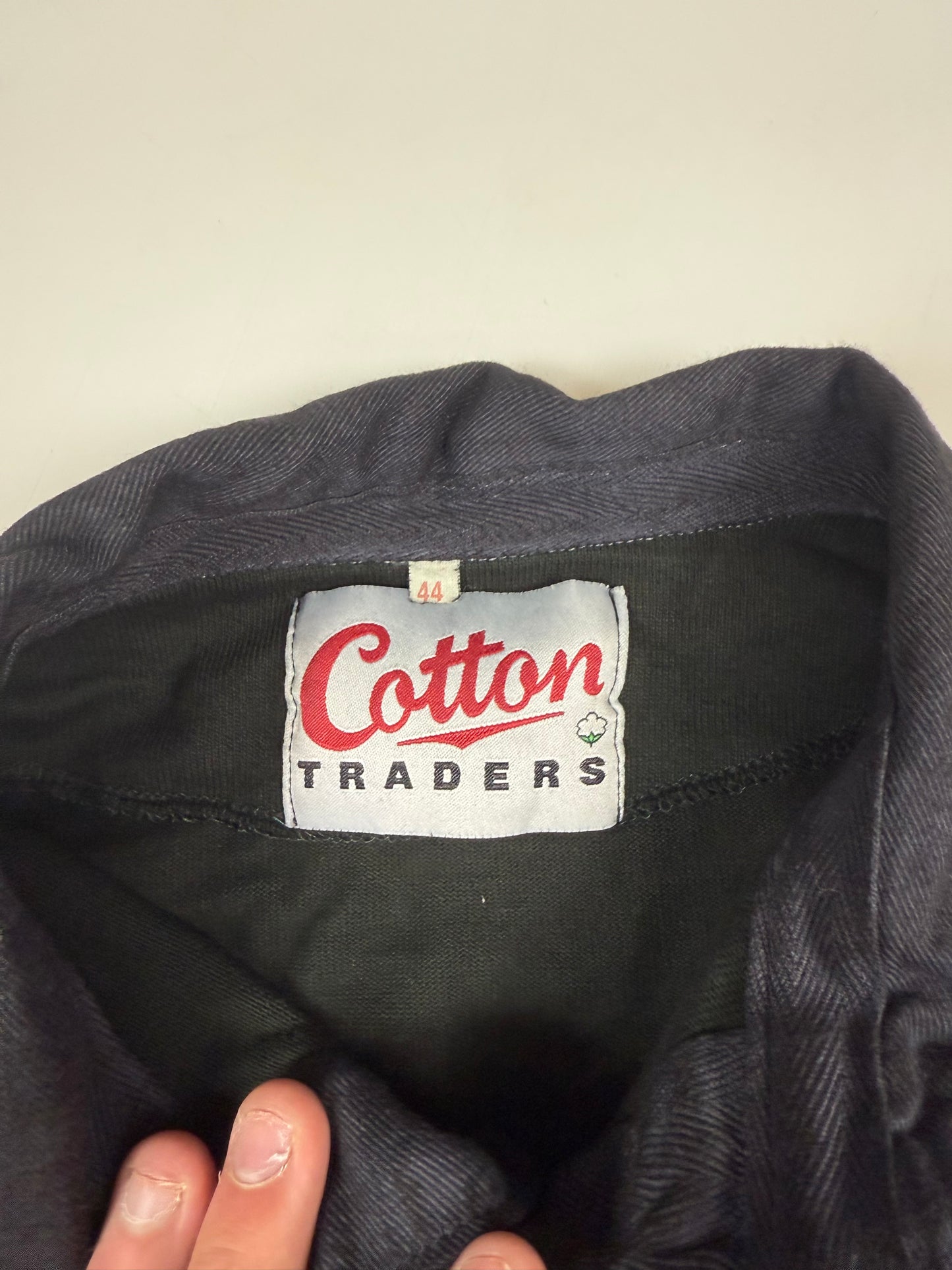 Vintage 90s Cotton Traders rugby polo shirt (L)