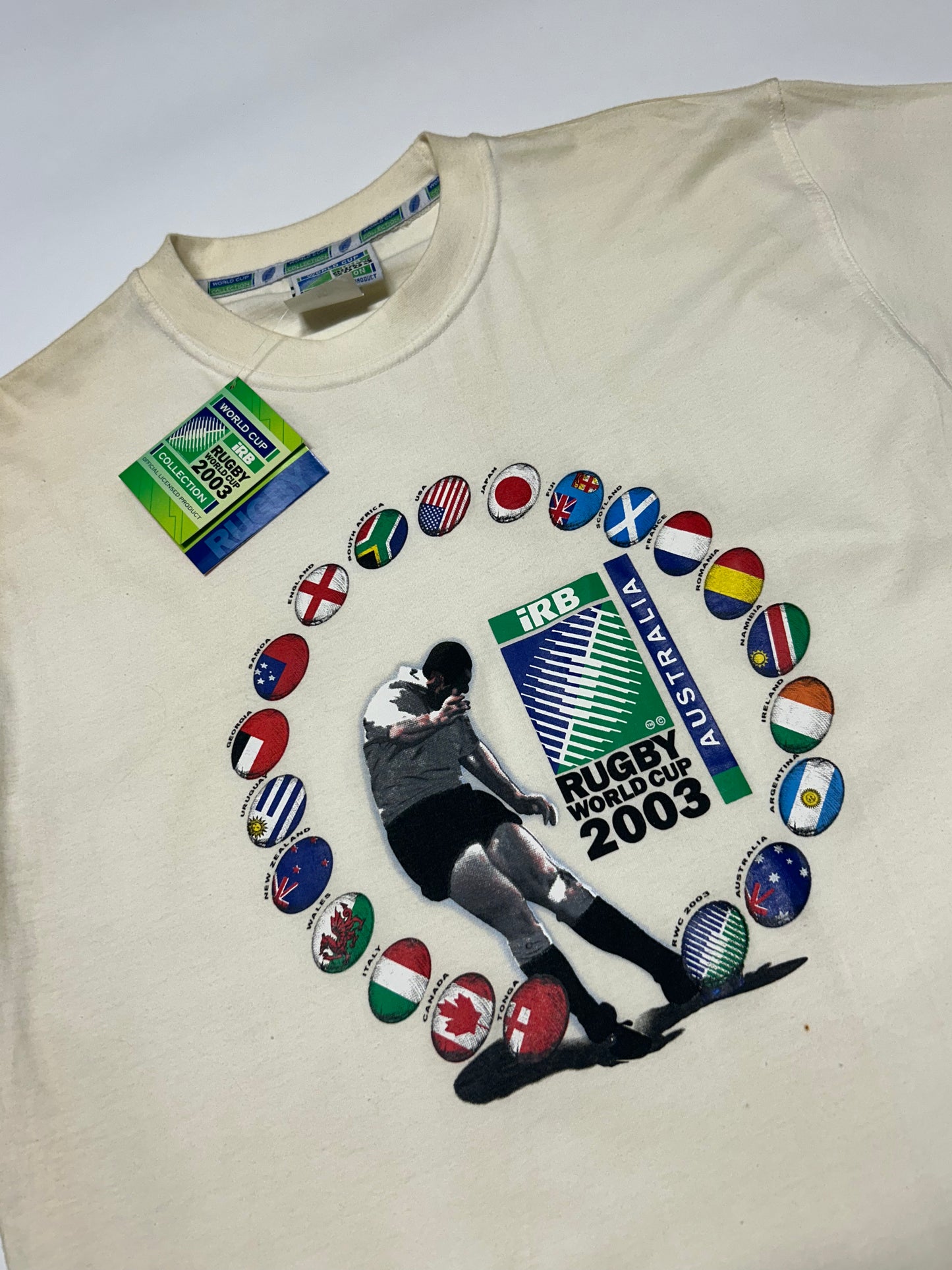 Vintage BNWT Rugby world cup Australia 2003 tee (M)