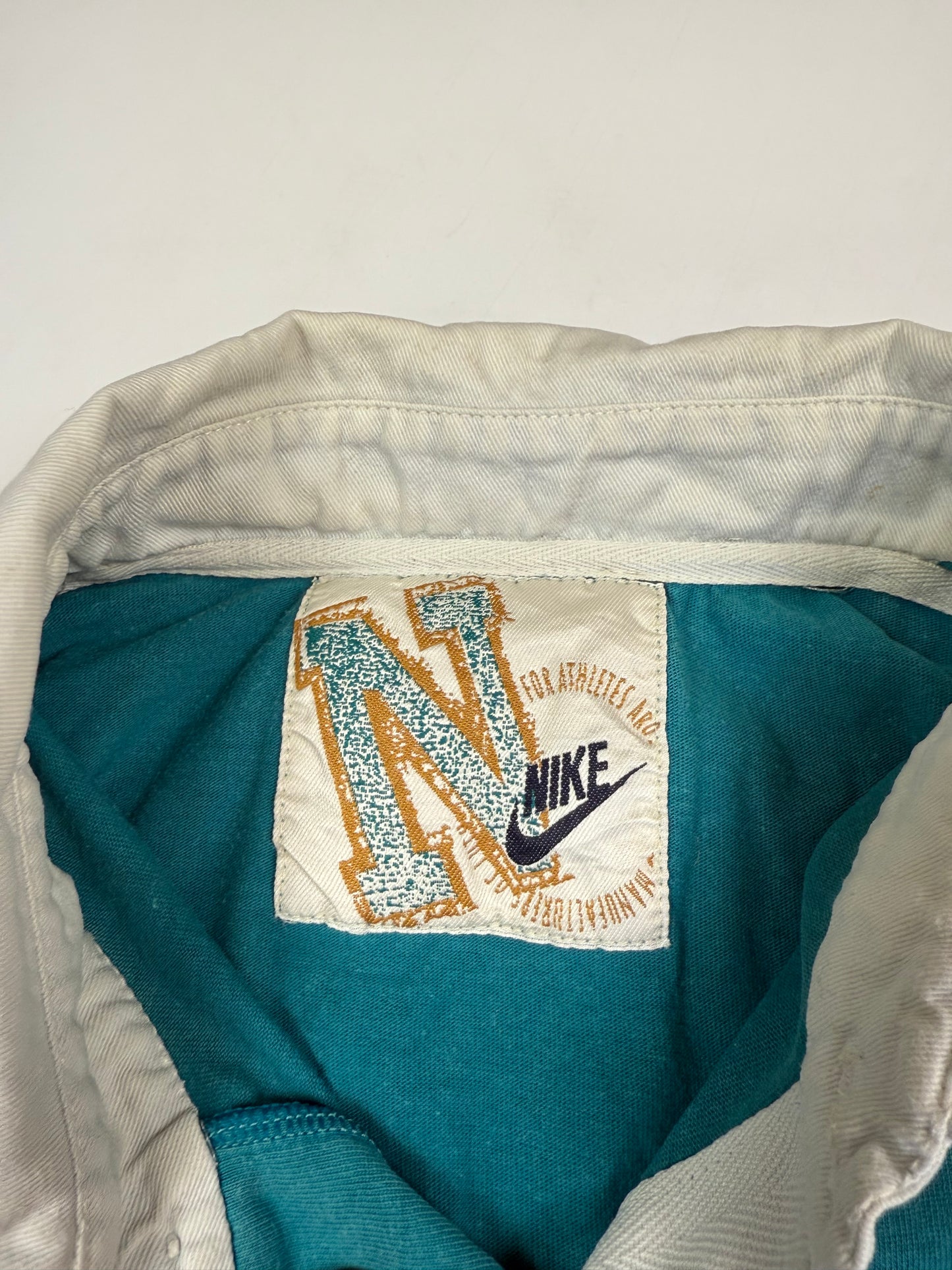 Vintage 90s Nike colour block rugby polo (XL)