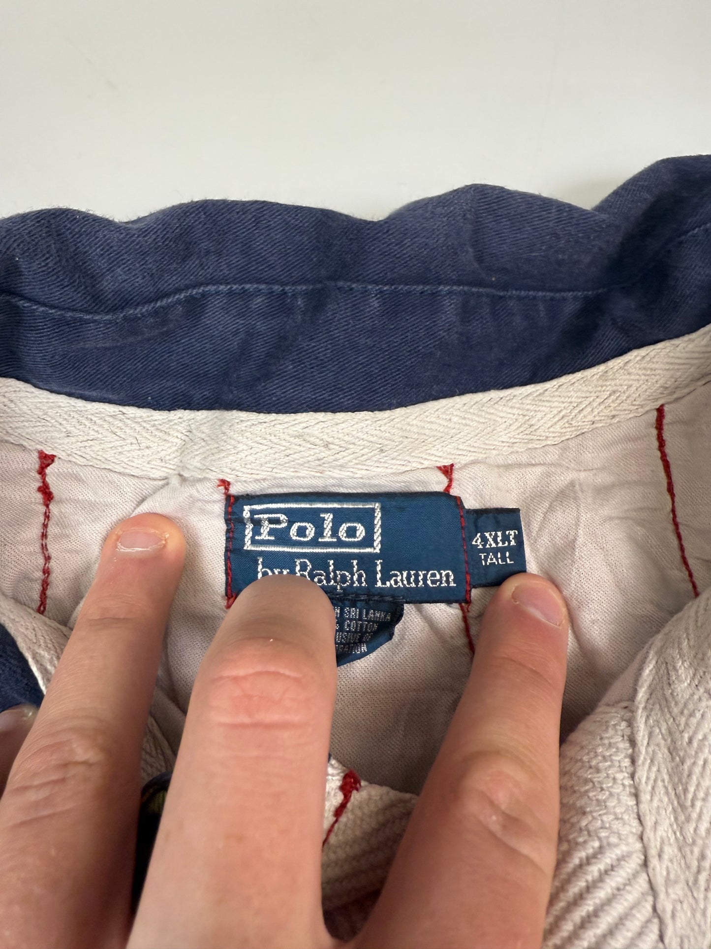 Vintage Polo Ralph Lauren big pony rugby polo (4XLT)