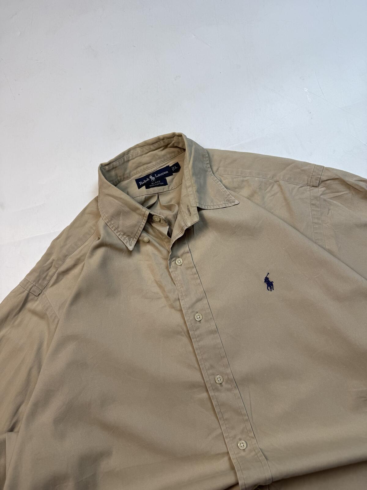 Vintage 90s Polo Ralph Lauren button up shirt (L)