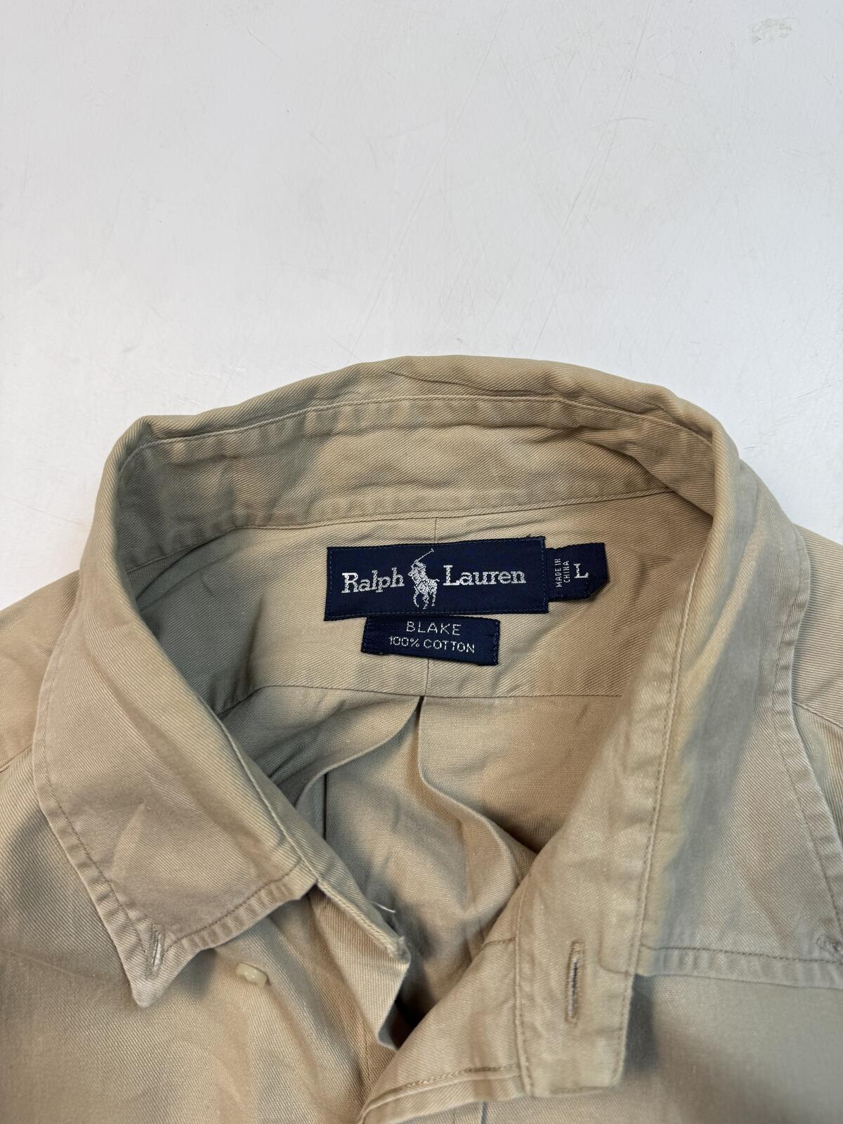 Vintage 90s Polo Ralph Lauren button up shirt (L)