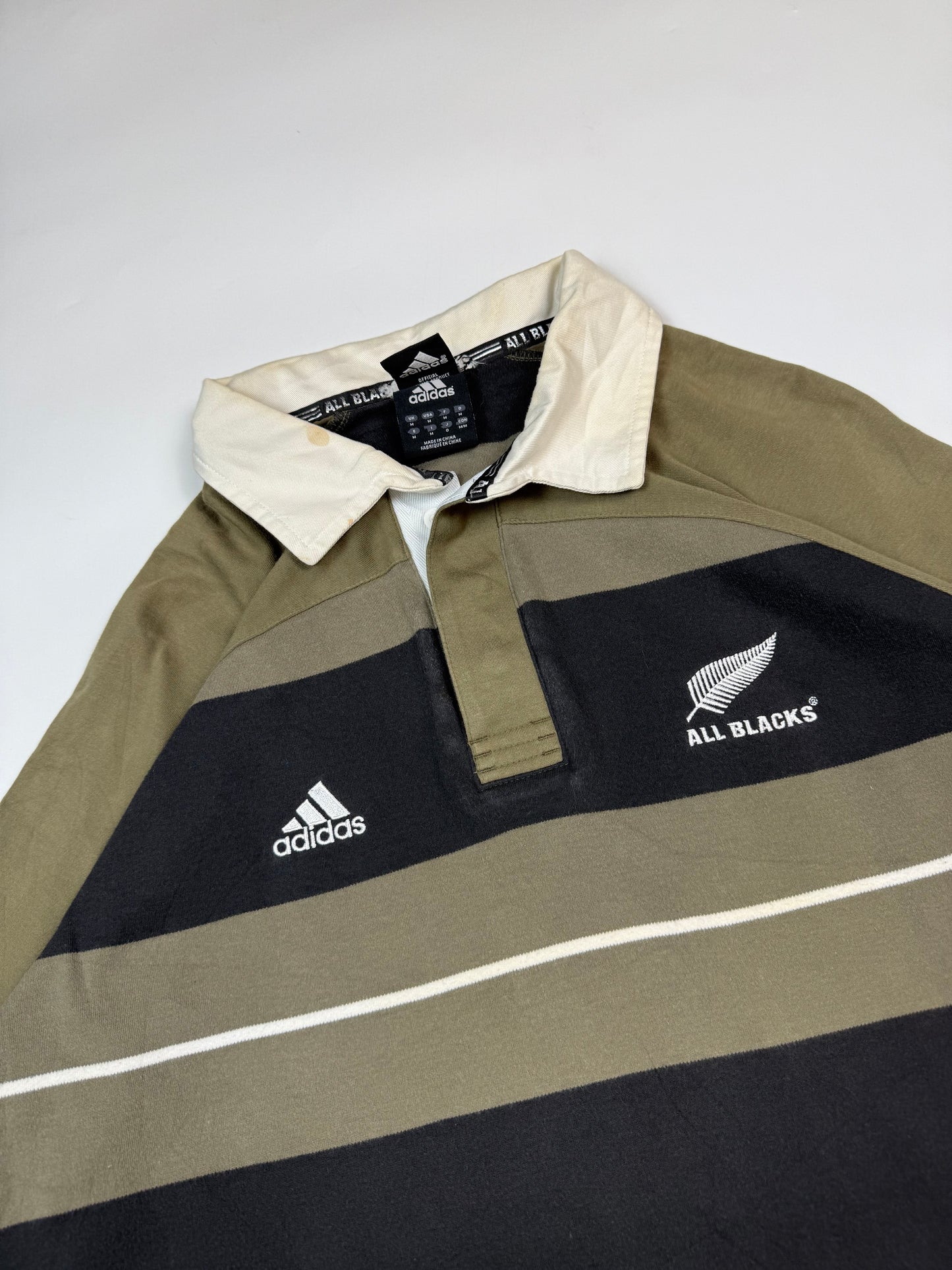 Vintage New Zealand 2007 adidas supporters rugby shirt (M)