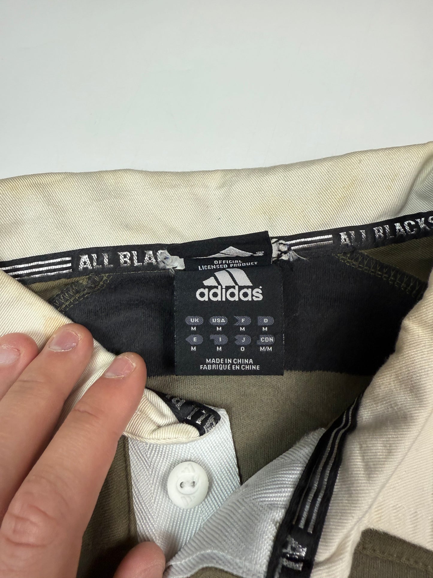 Vintage New Zealand 2007 adidas supporters rugby shirt (M)