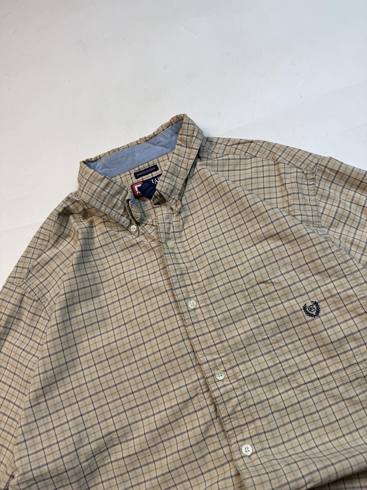 Vintage 90s Chaps Ralph Lauren checkered button up shirt (XL)