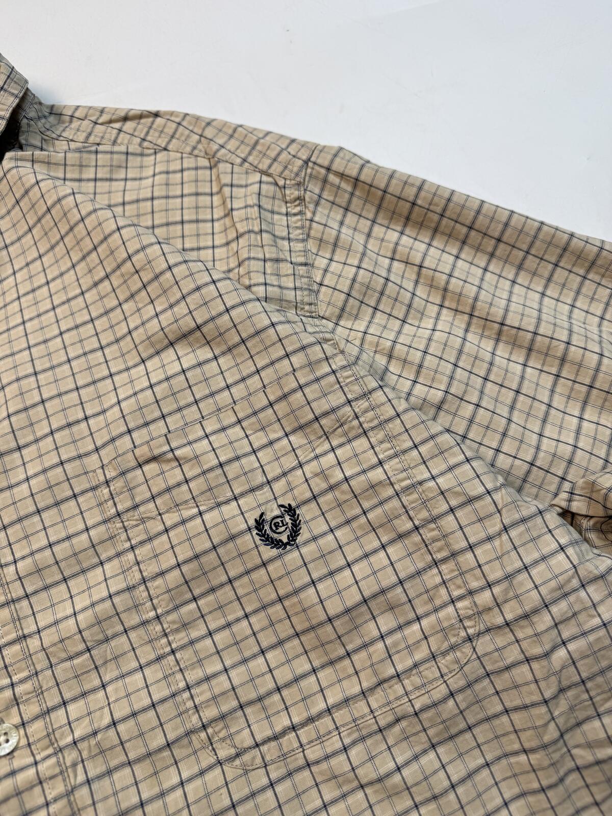 Vintage 90s Chaps Ralph Lauren checkered button up shirt (XL)