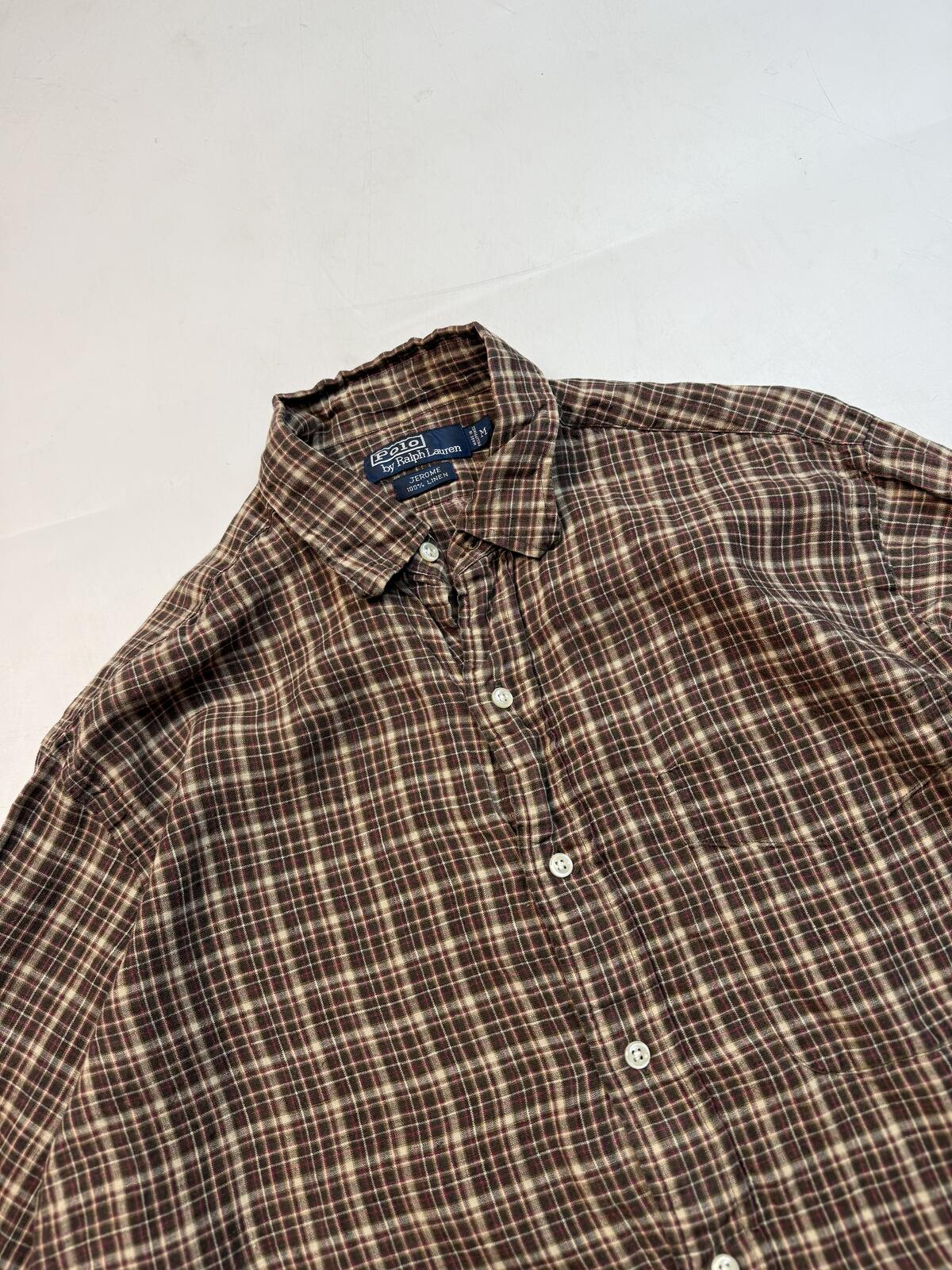 Vintage Polo Ralph Lauren checkered button up shirt (M)