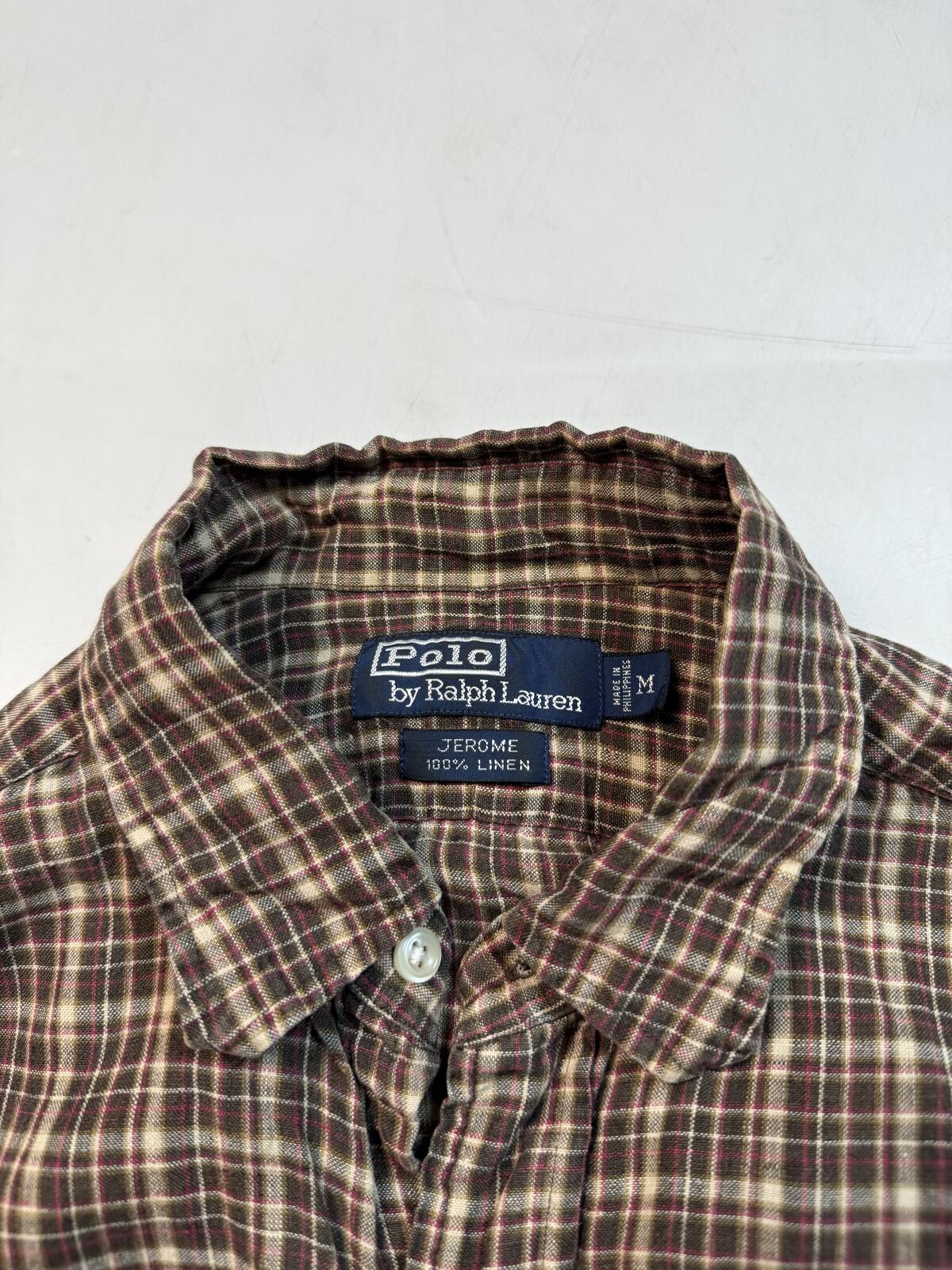 Vintage Polo Ralph Lauren checkered button up shirt (M)