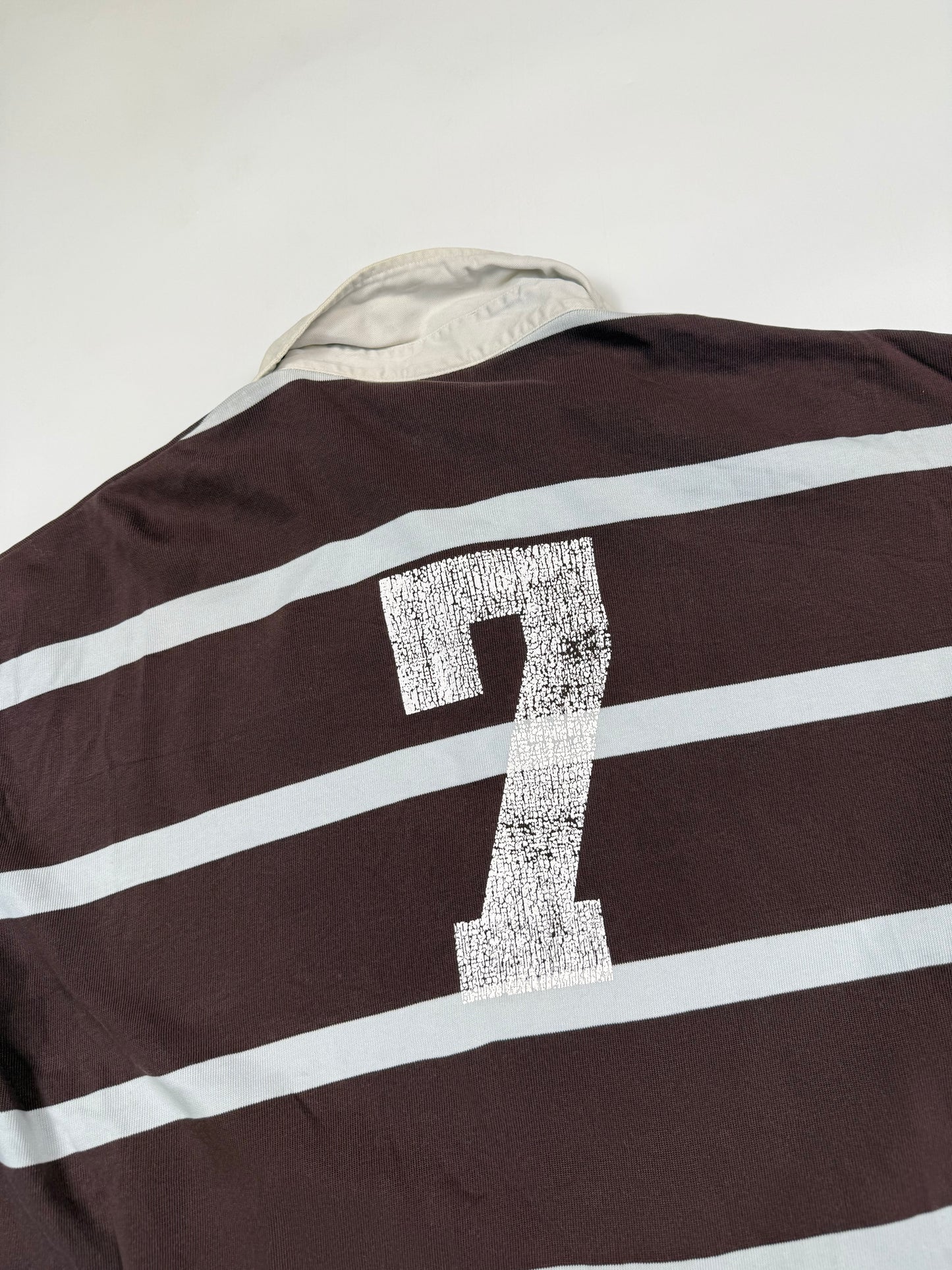 Vintage Nike athletic striped rugby polo (XXL)