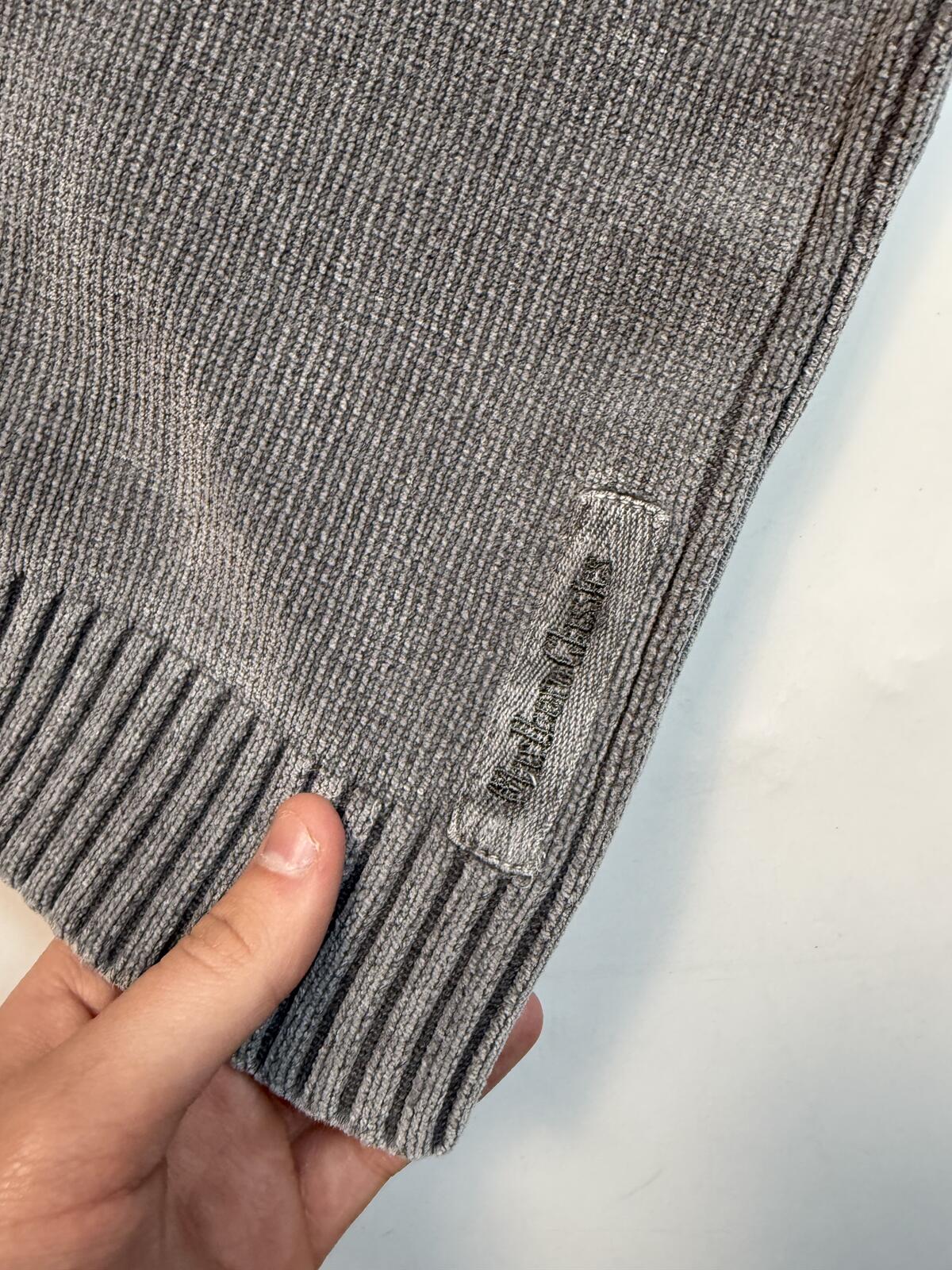 Marlboro classics washed chunky knit sweater (XXL)