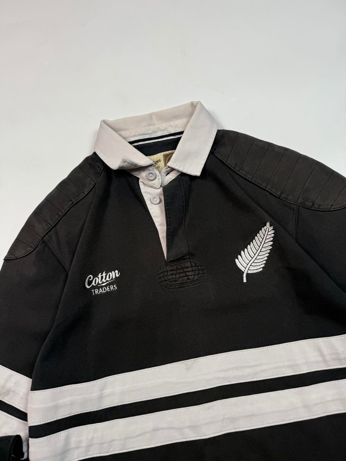 Vintage New Zealand cotton traders supporters rugby shirt (M)